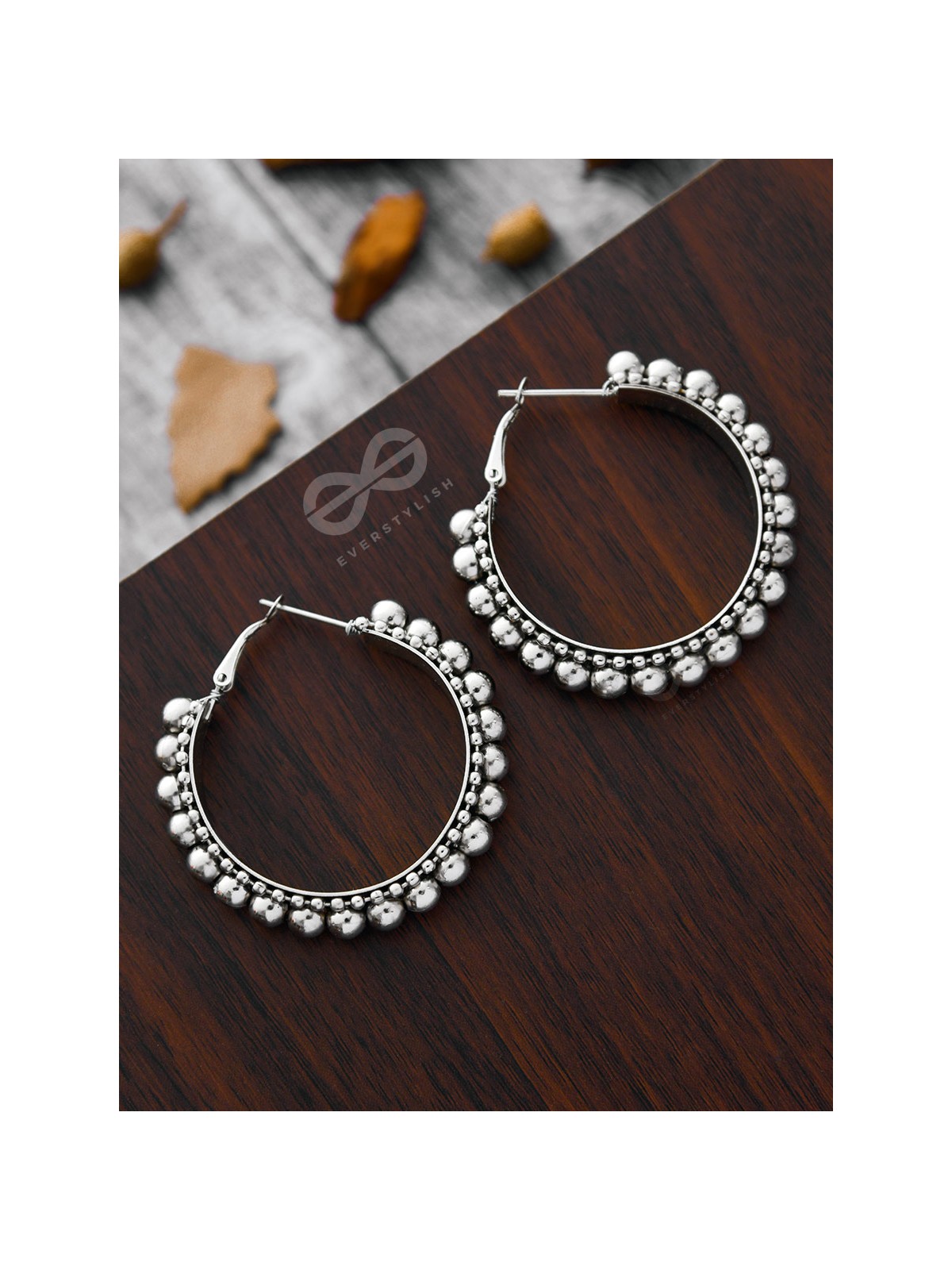 The Chic Intricacy - Oxidised Boho Hoops