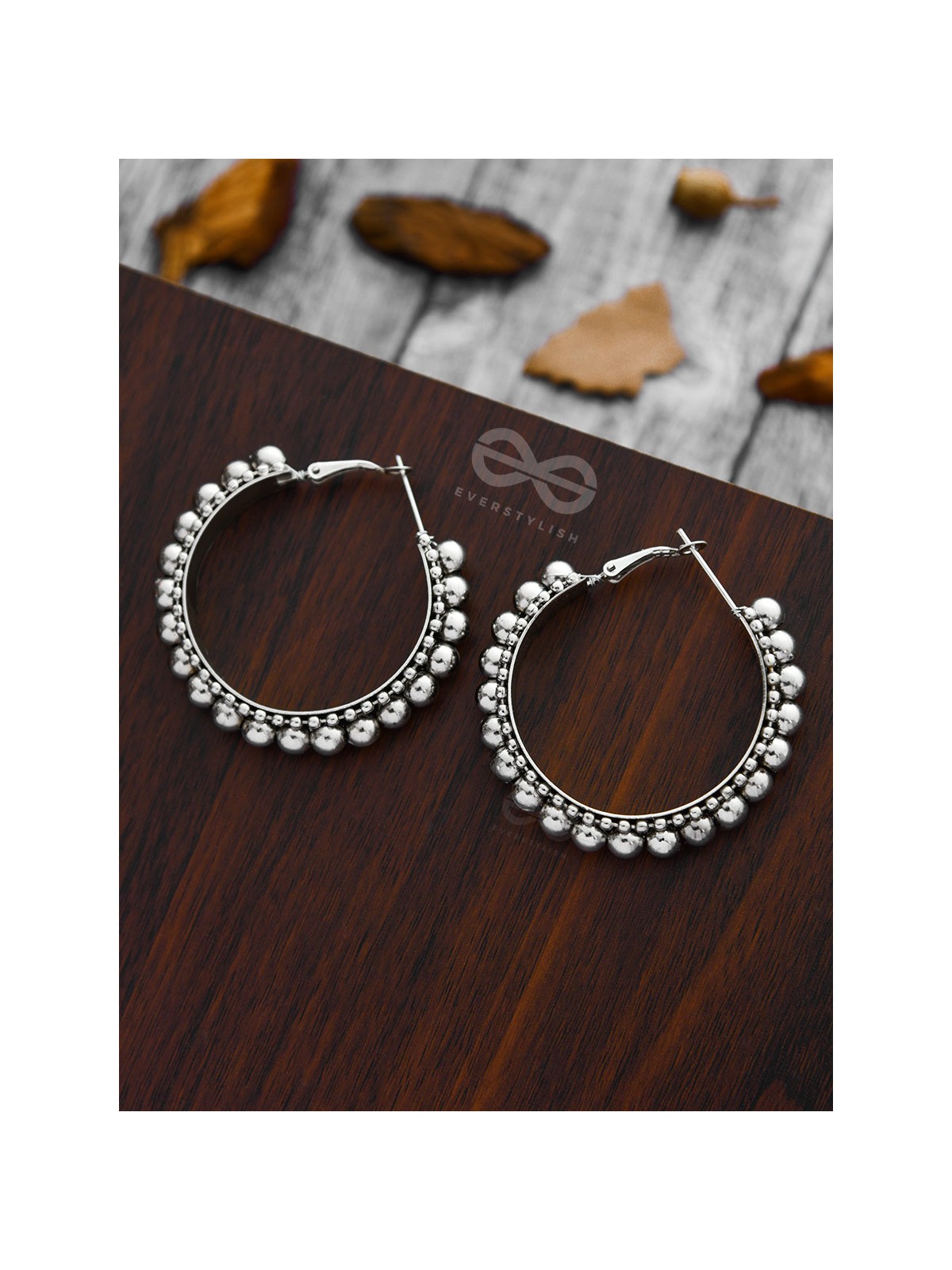The Chic Intricacy - Oxidised Boho Hoops