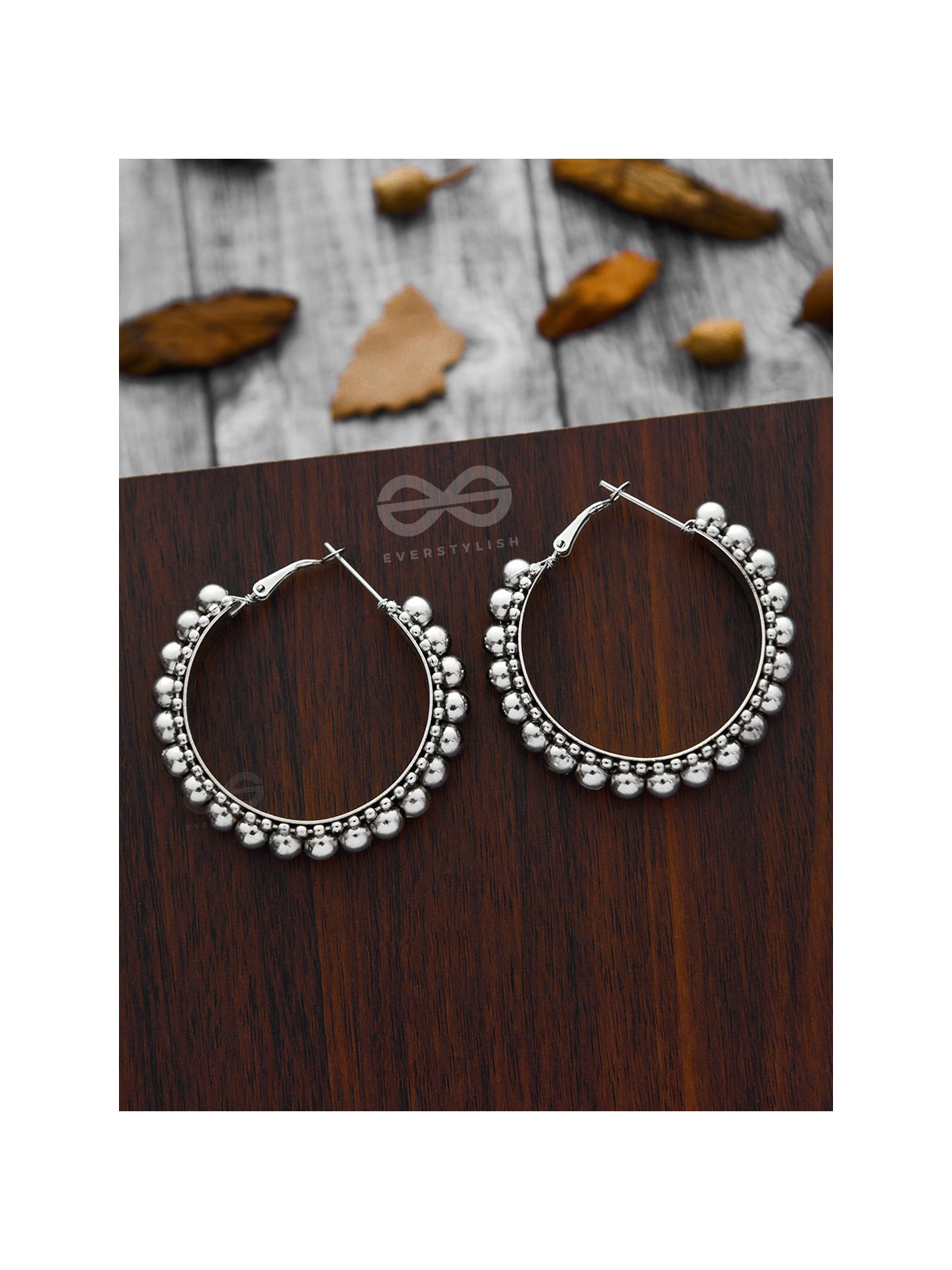 The Chic Intricacy - Oxidised Boho Hoops
