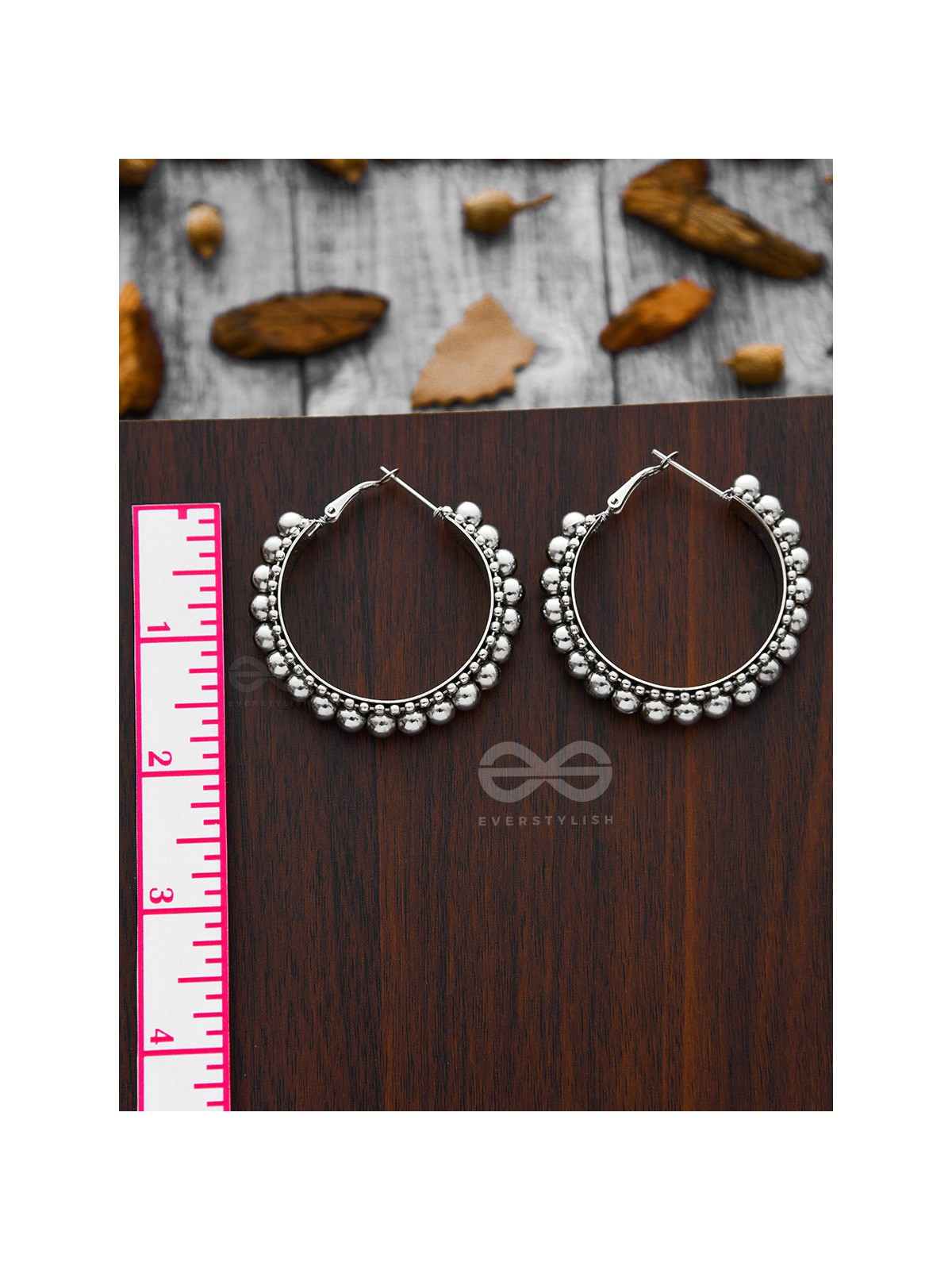The Chic Intricacy - Oxidised Boho Hoops
