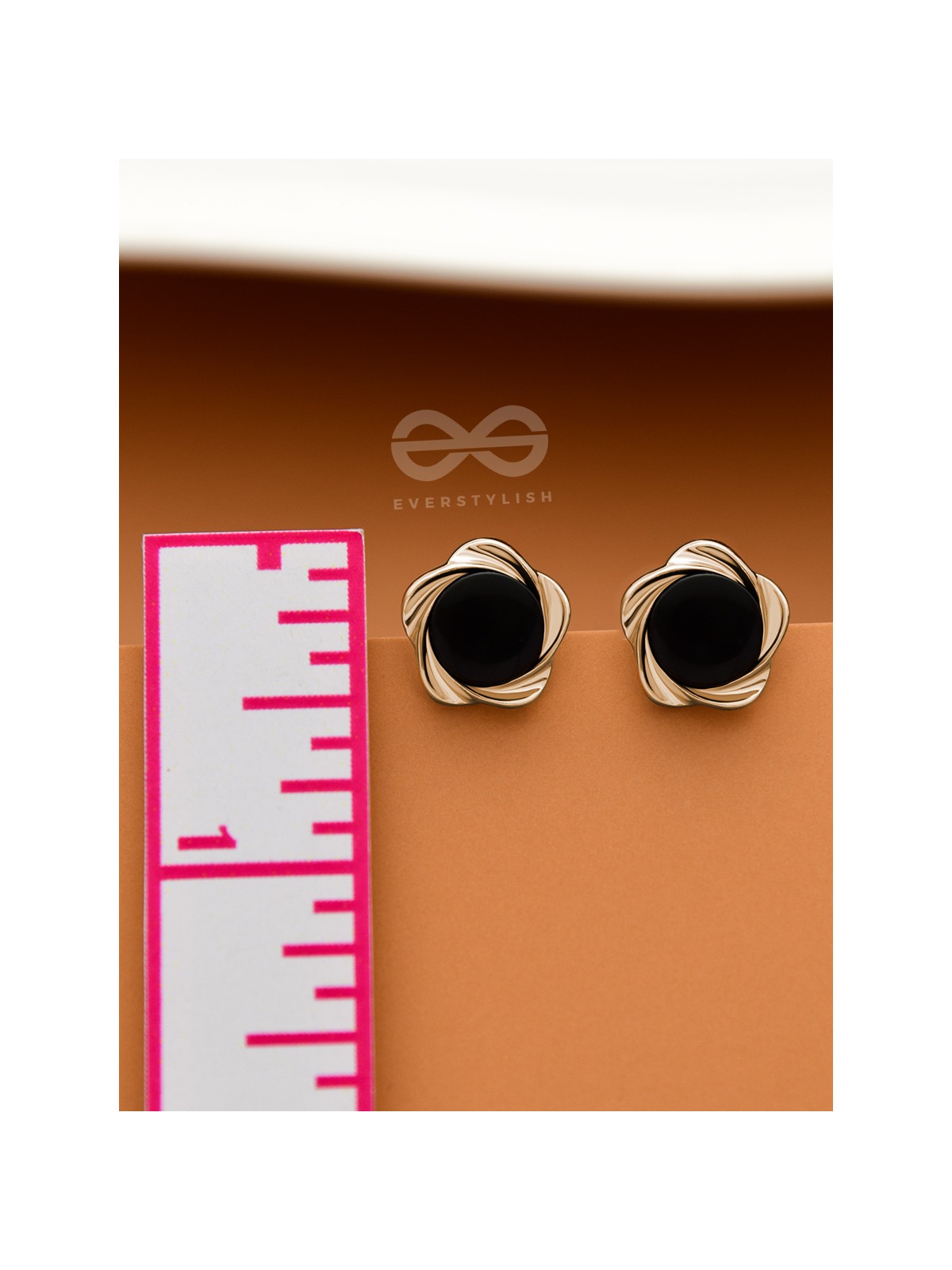 The Little Floral Buttons  - Tiny Trinket Earrings