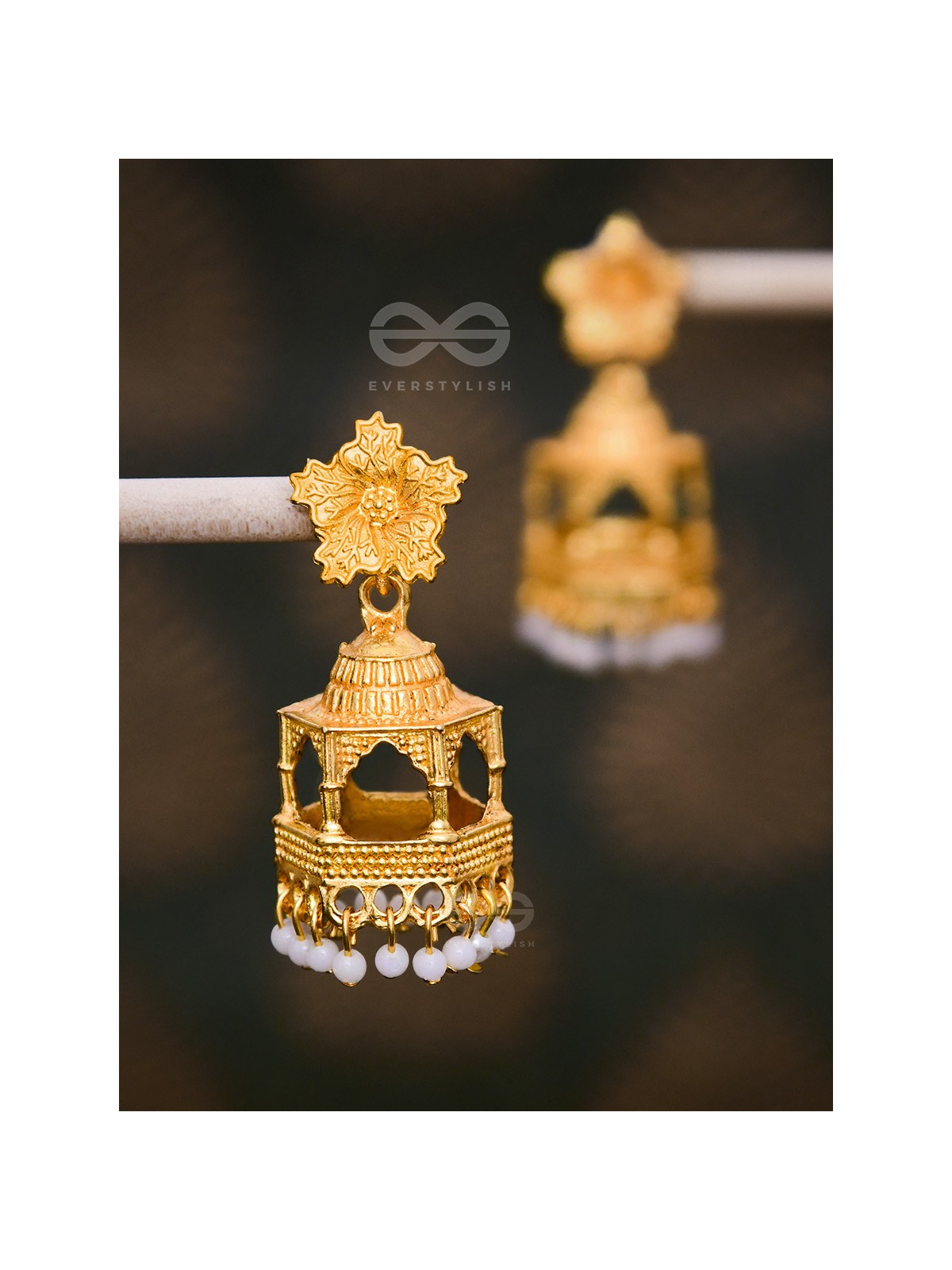 The Divine Artwork - Golden Statement Earrings