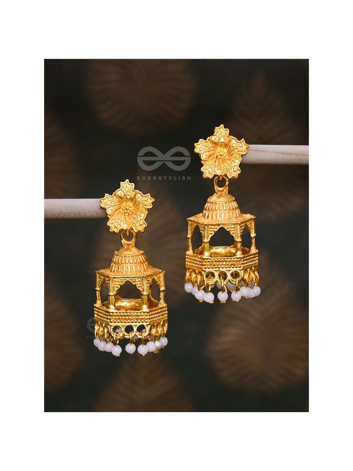 The Divine Artwork - Golden Statement Earrings