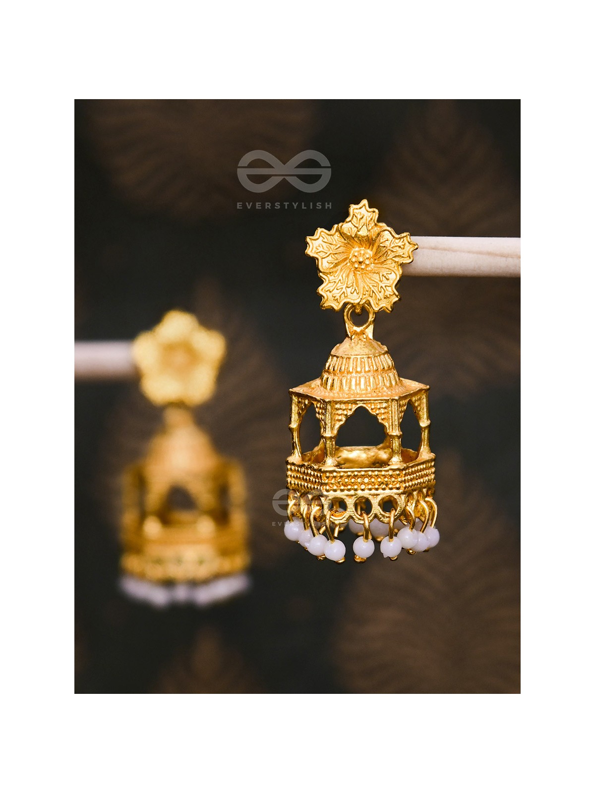 The Divine Artwork - Golden Statement Earrings
