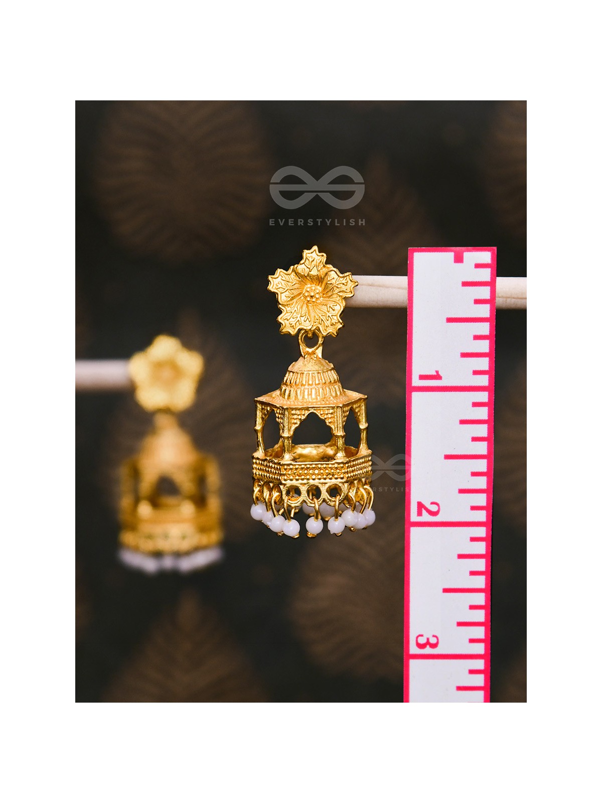 The Divine Artwork - Golden Statement Earrings