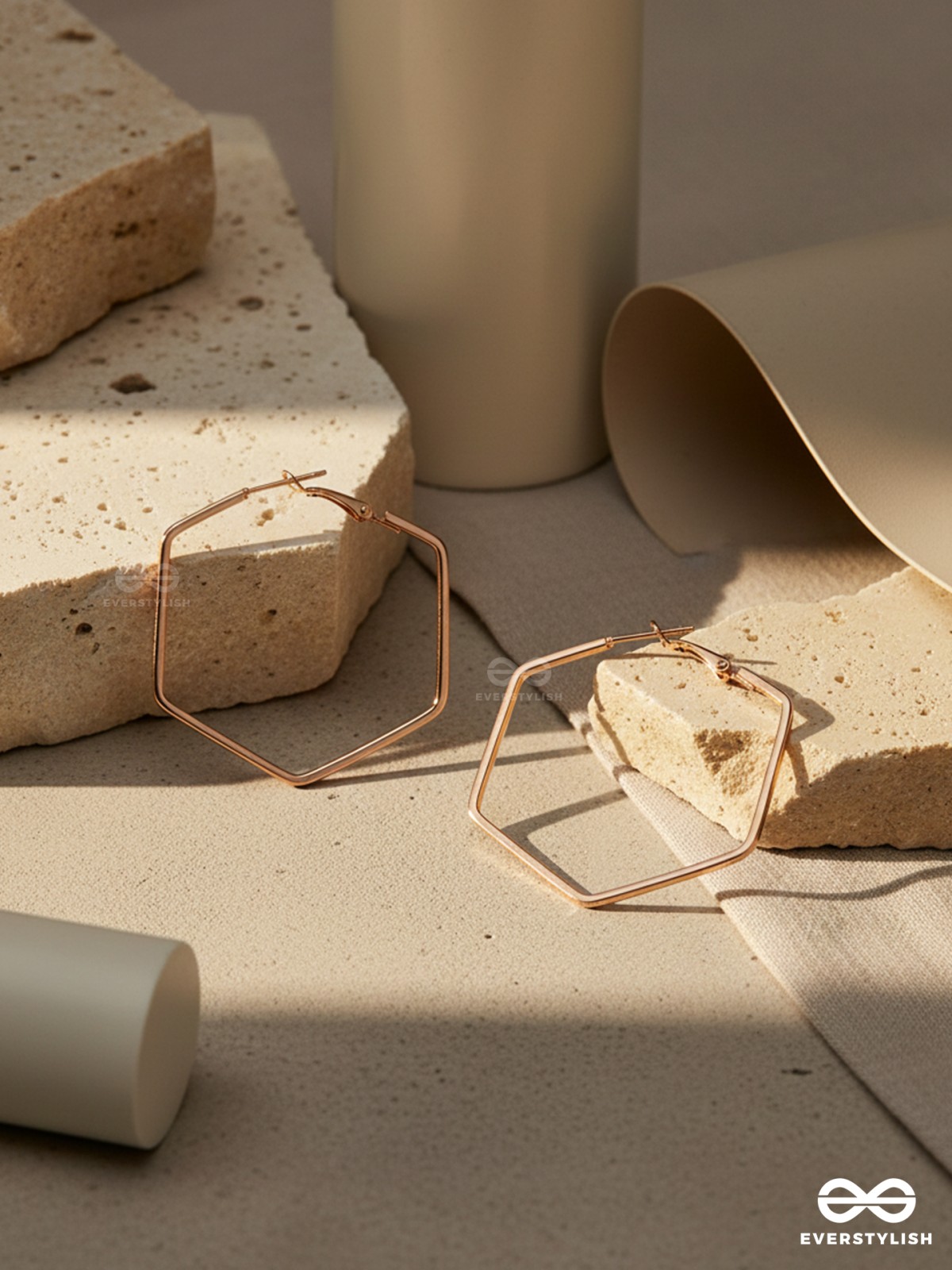 The Hexing Hexagons - Golden Playful Hoops