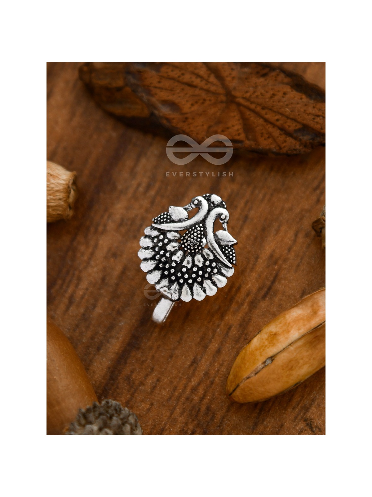 The Artsy Peacocks - Non-Pierced Boho Nosering