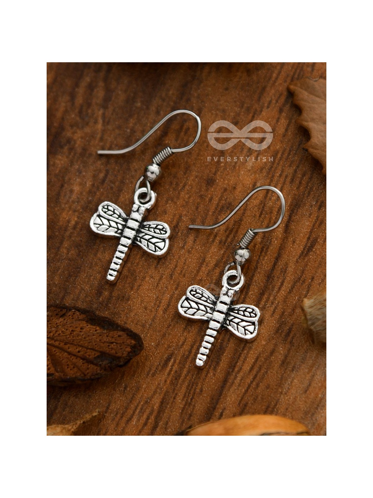 The Little Intricate Dragonflies - Tiny Trinket Earrings