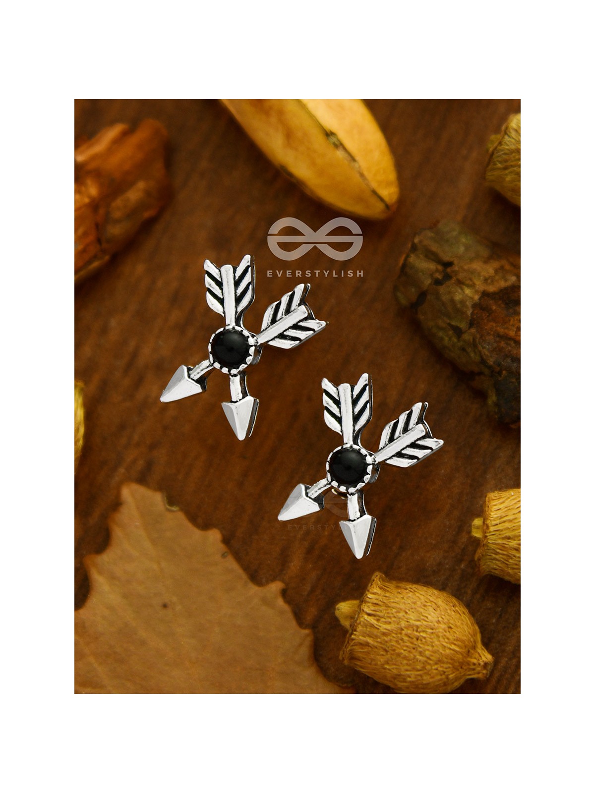 The Intersected Twin Arrow Studs - Tiny Trinket Collection