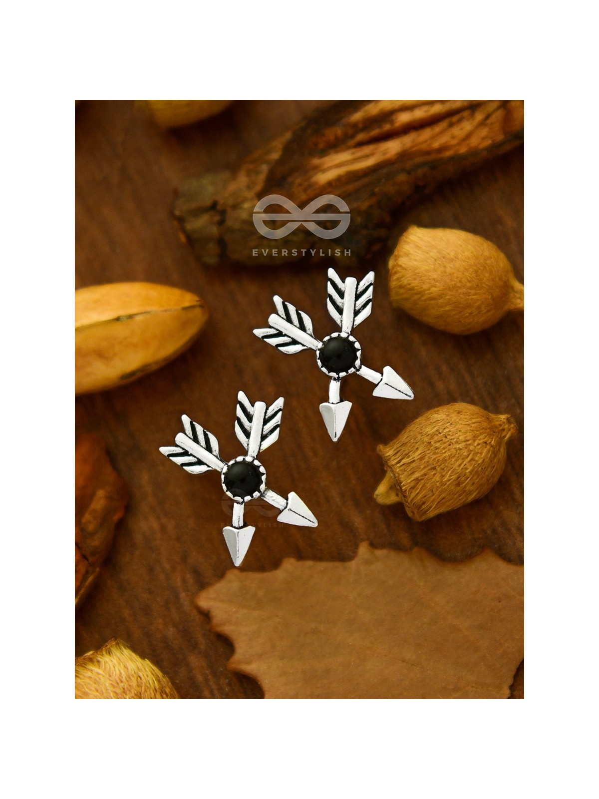 The Intersected Twin Arrow Studs - Tiny Trinket Collection