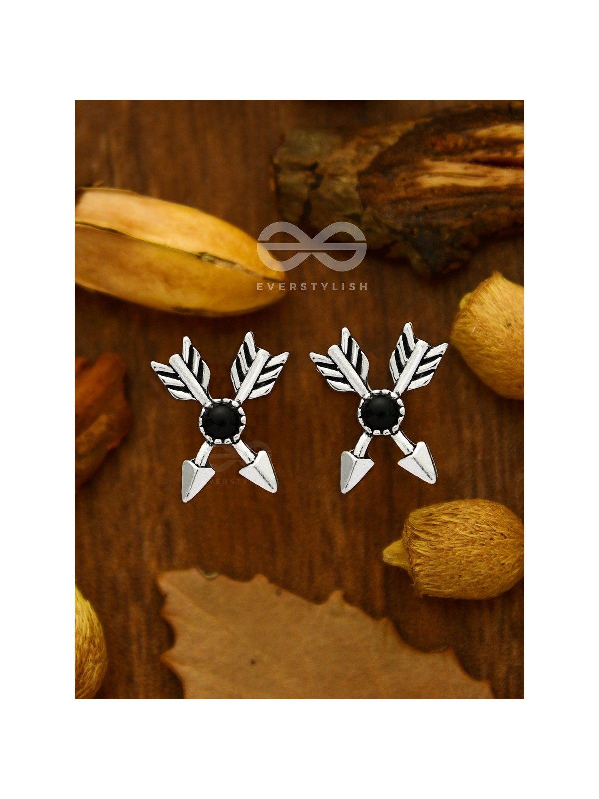 The Intersected Twin Arrow Studs - Tiny Trinket Collection