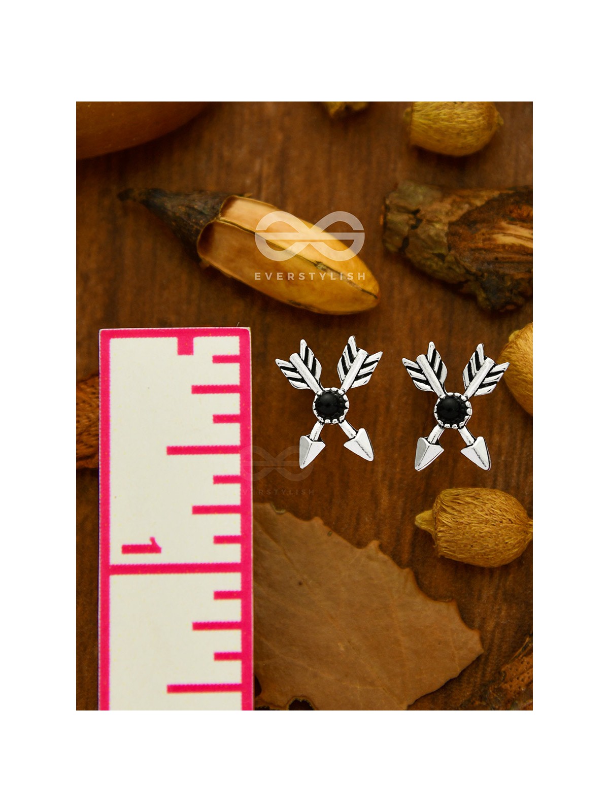 The Intersected Twin Arrow Studs - Tiny Trinket Collection