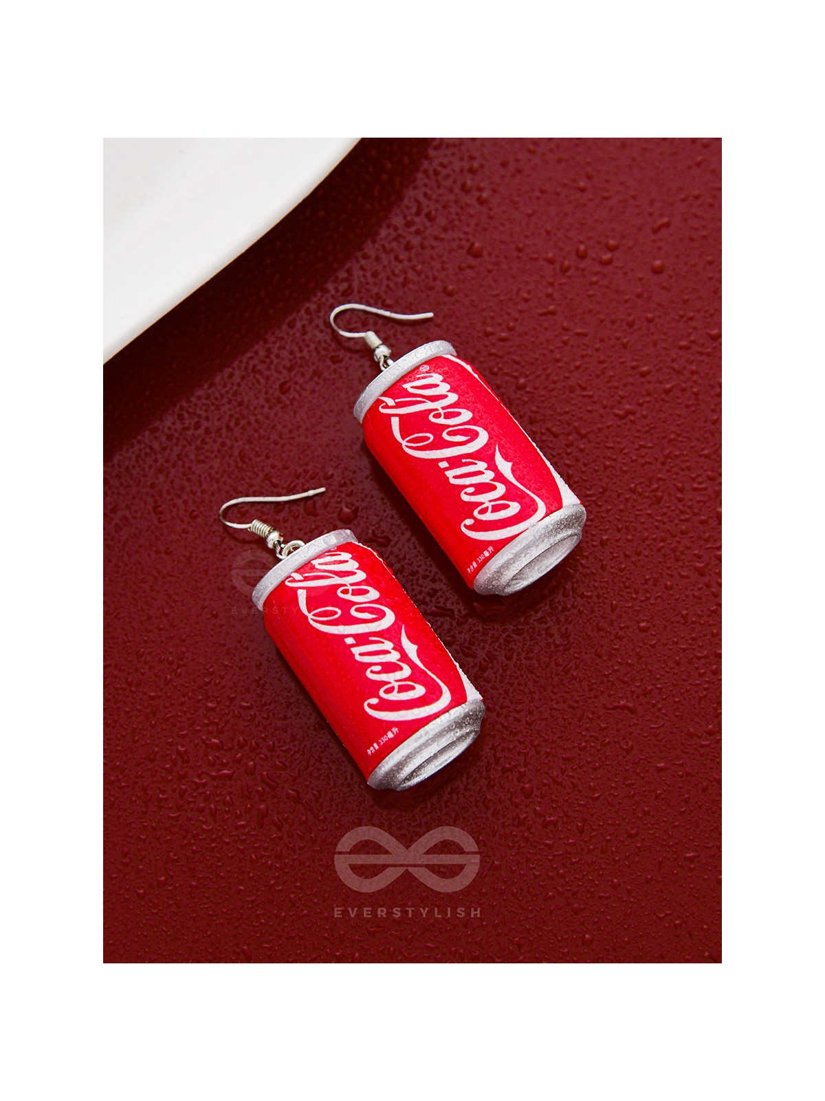 Cool as CocaCola - Statement Dangler Earrings