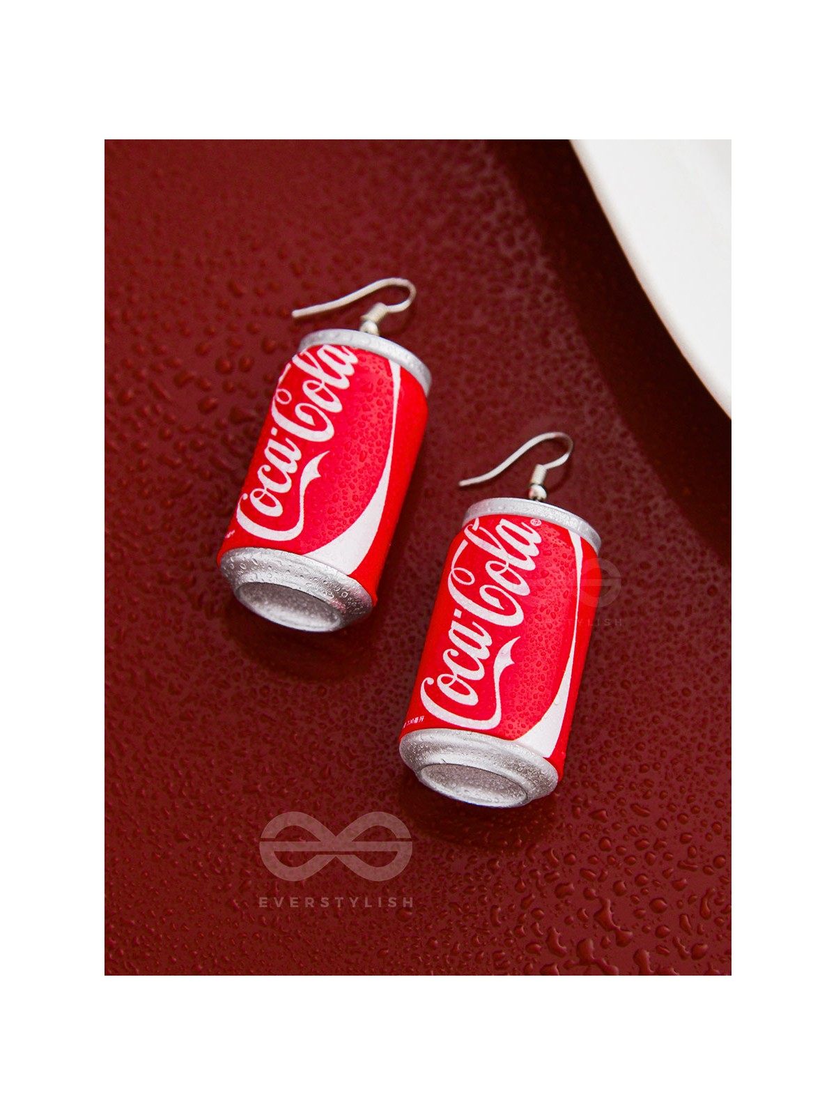 Cool as CocaCola - Statement Dangler Earrings