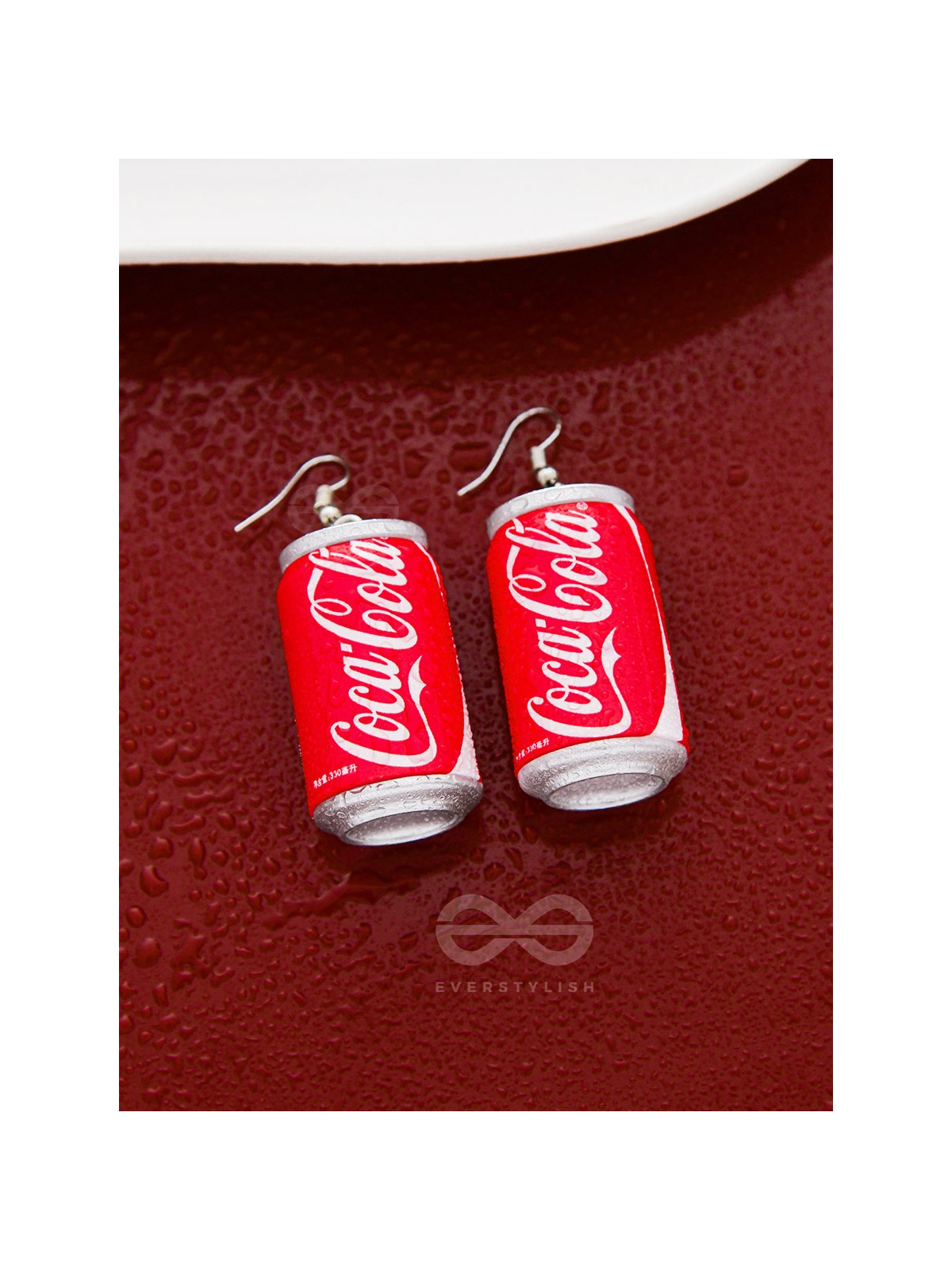 Cool as CocaCola - Statement Dangler Earrings