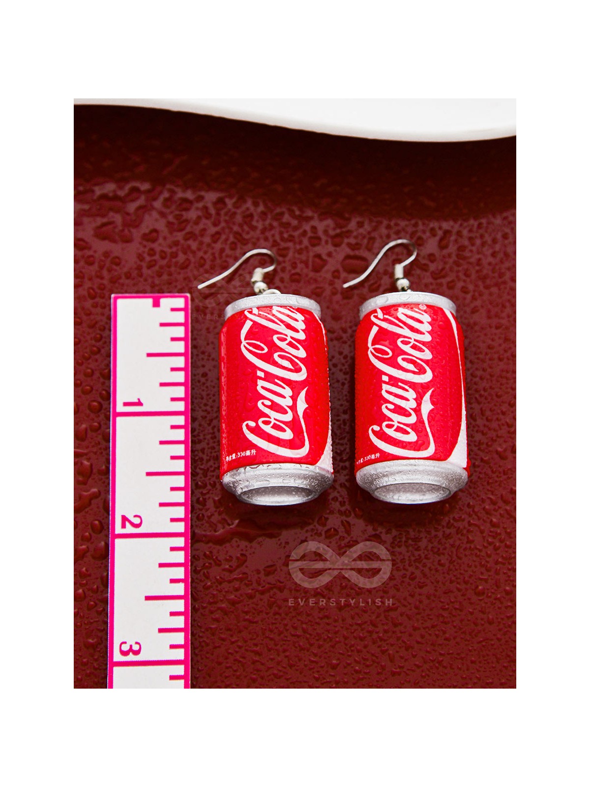 Cool as CocaCola - Statement Dangler Earrings