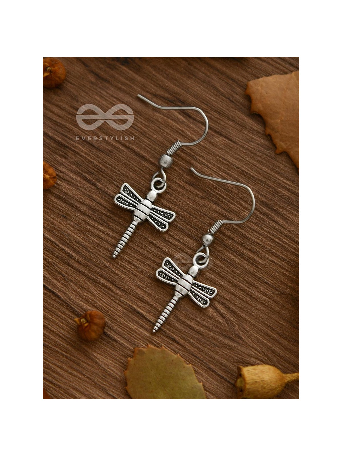 Gaia's Dragonflies - TIny Trinket Earrings