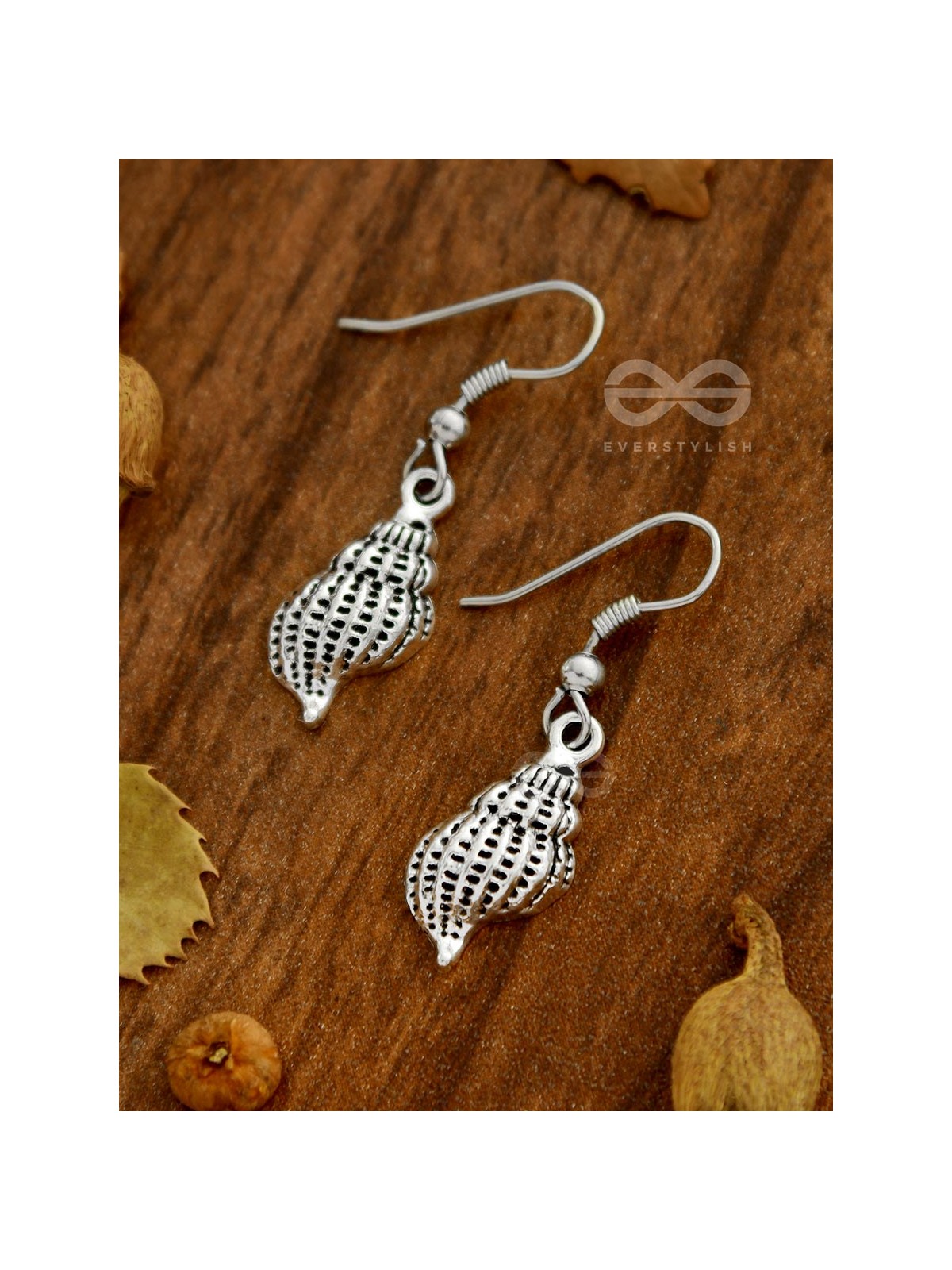 The Intricate Shells - Tiny Trinket Earrings