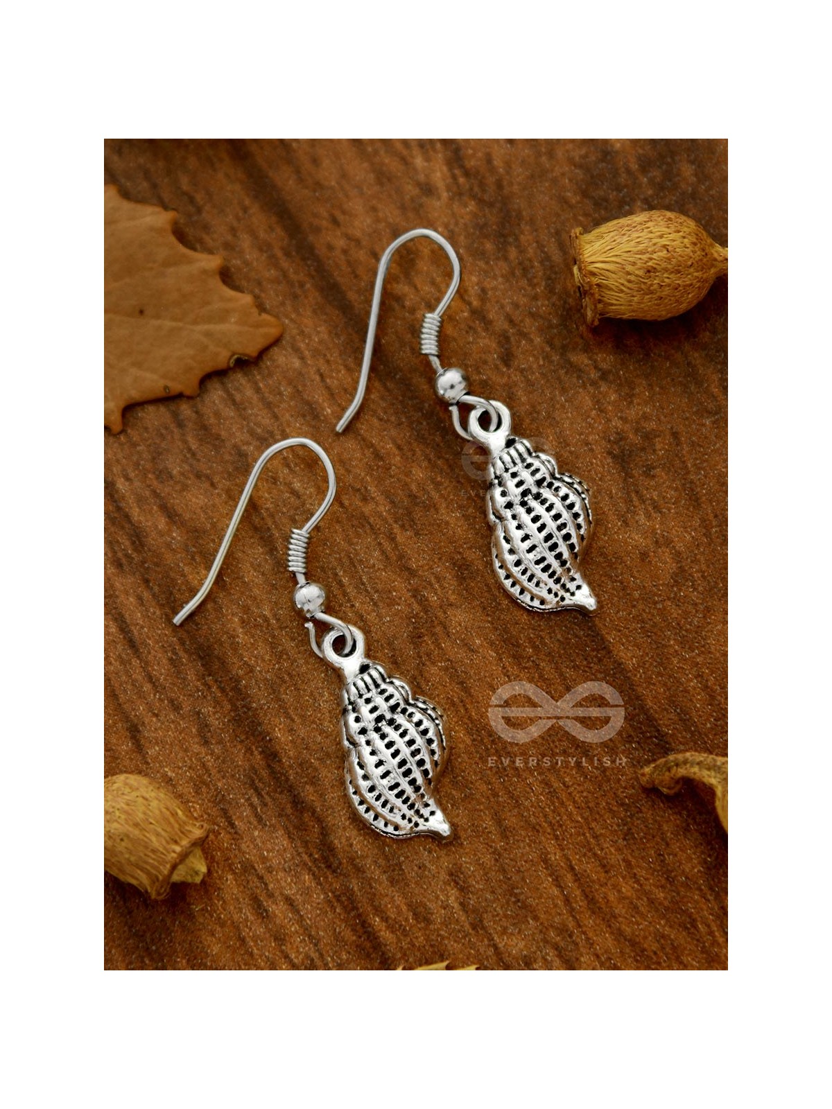 The Intricate Shells - Tiny Trinket Earrings