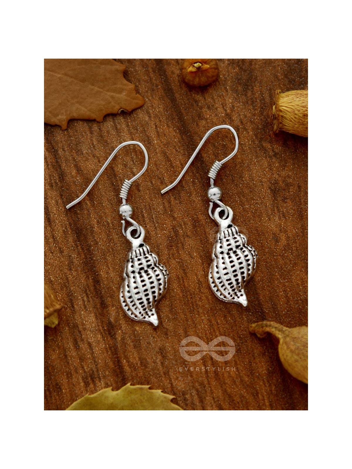 The Intricate Shells - Tiny Trinket Earrings