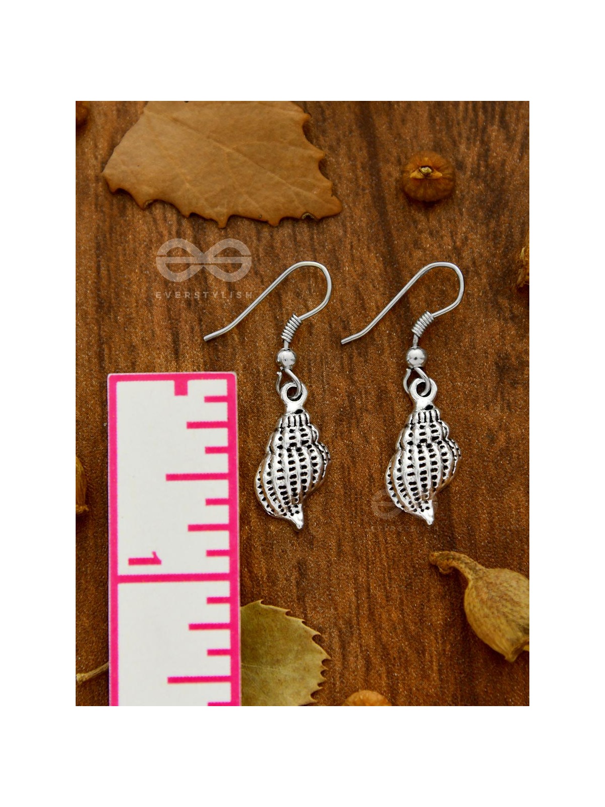 The Intricate Shells - Tiny Trinket Earrings