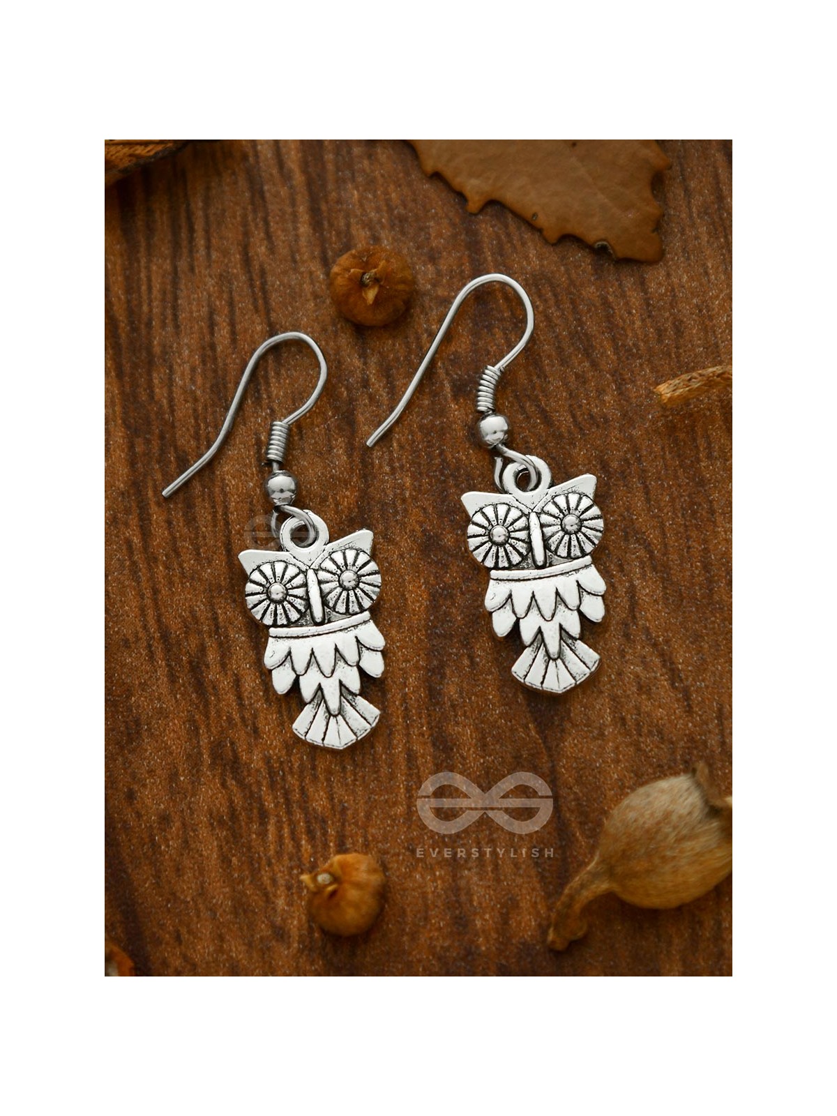 The Woke Owls - Silver Dangling Earrings