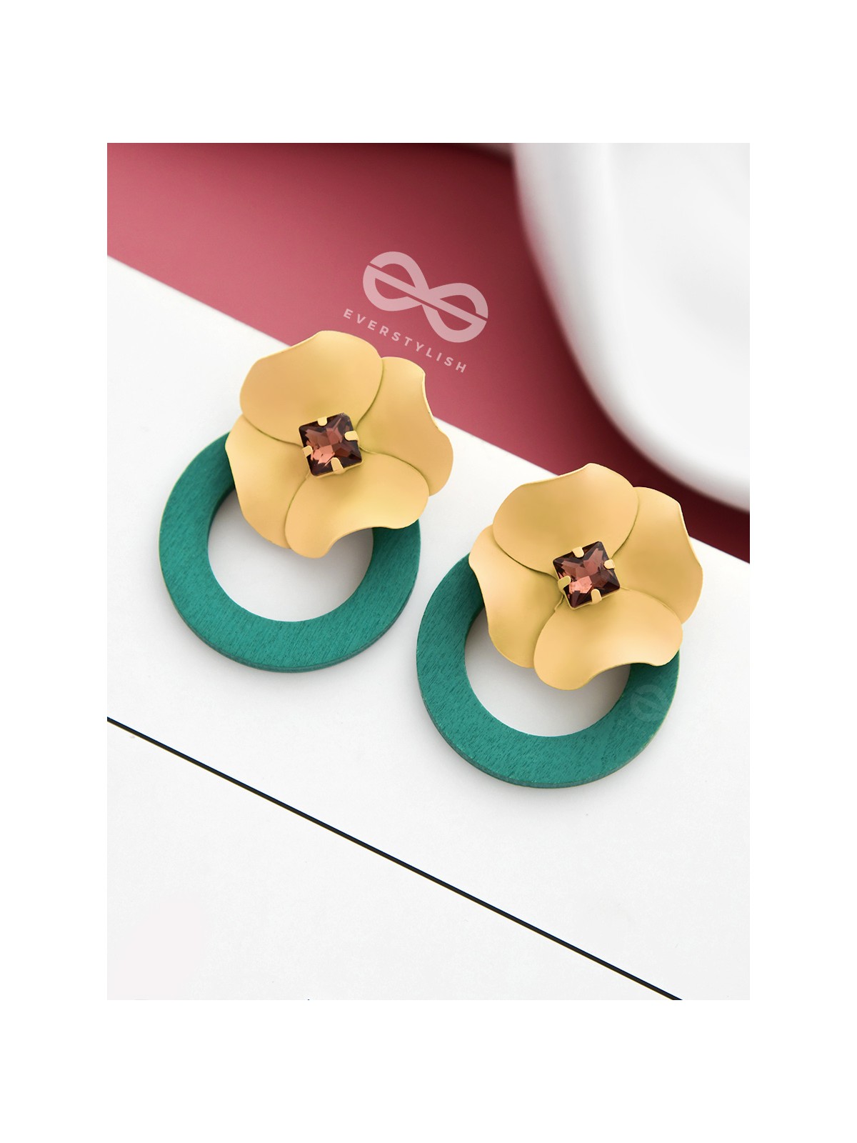 THE FLORAL MESMERISERS - STATEMENT EAR JACKETS (Mellow)