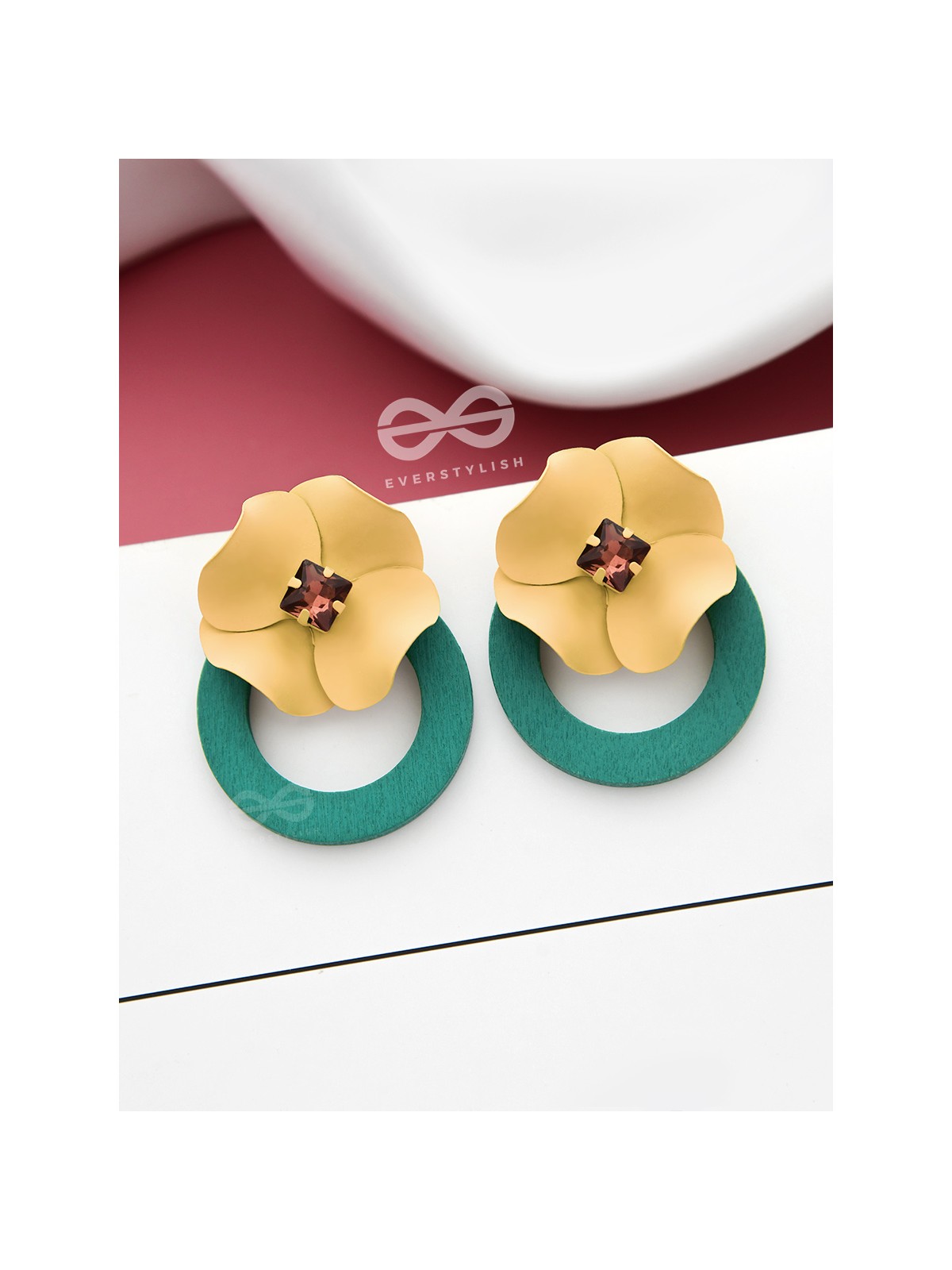 THE FLORAL MESMERISERS - STATEMENT EAR JACKETS (Mellow)