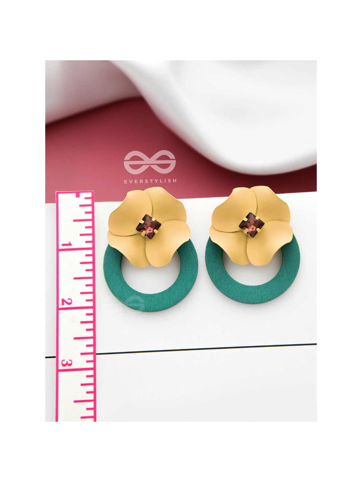 THE FLORAL MESMERISERS - STATEMENT EAR JACKETS (Mellow)