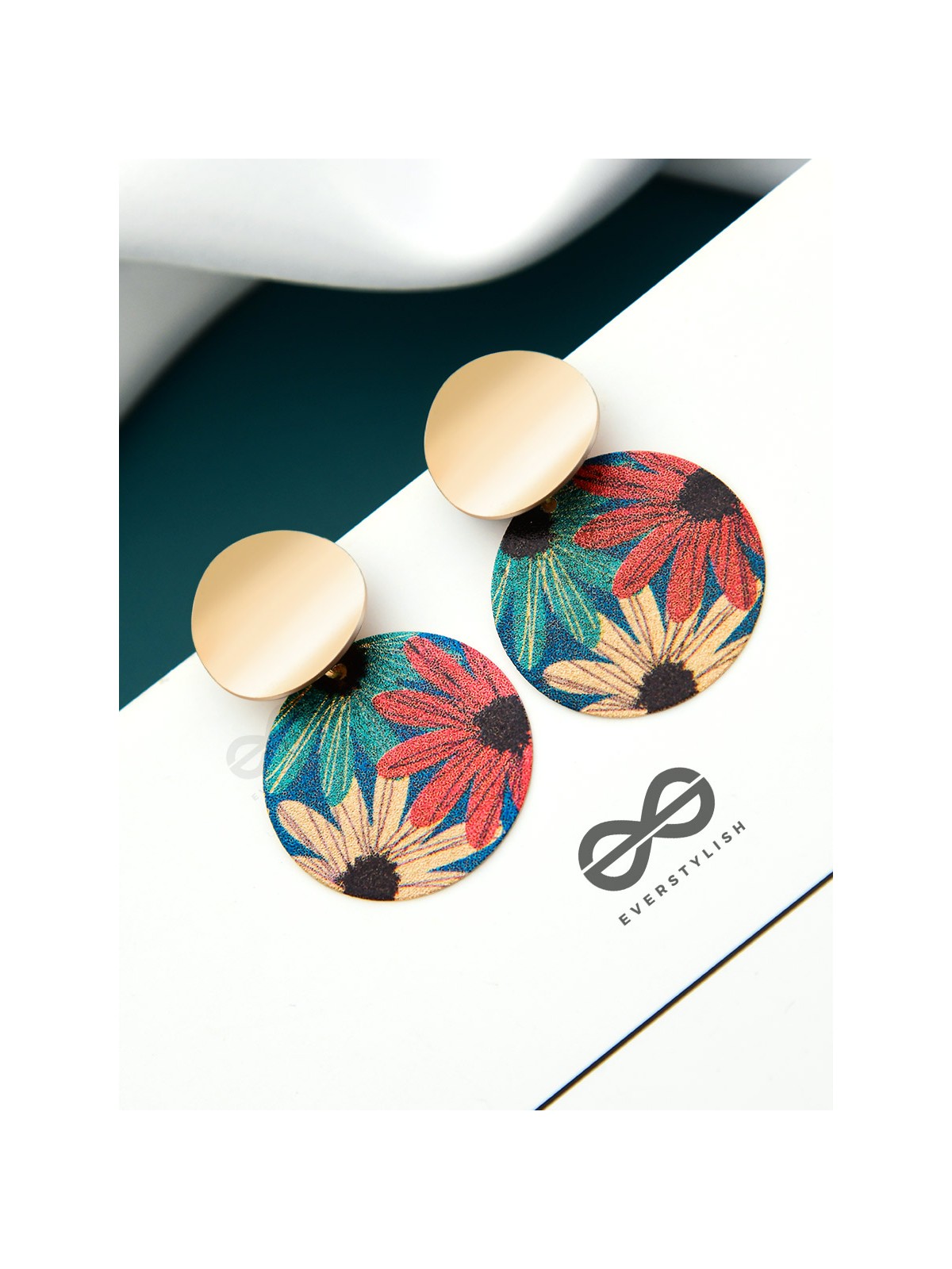 Embracing the Artist Within - Golden Statement Earrings