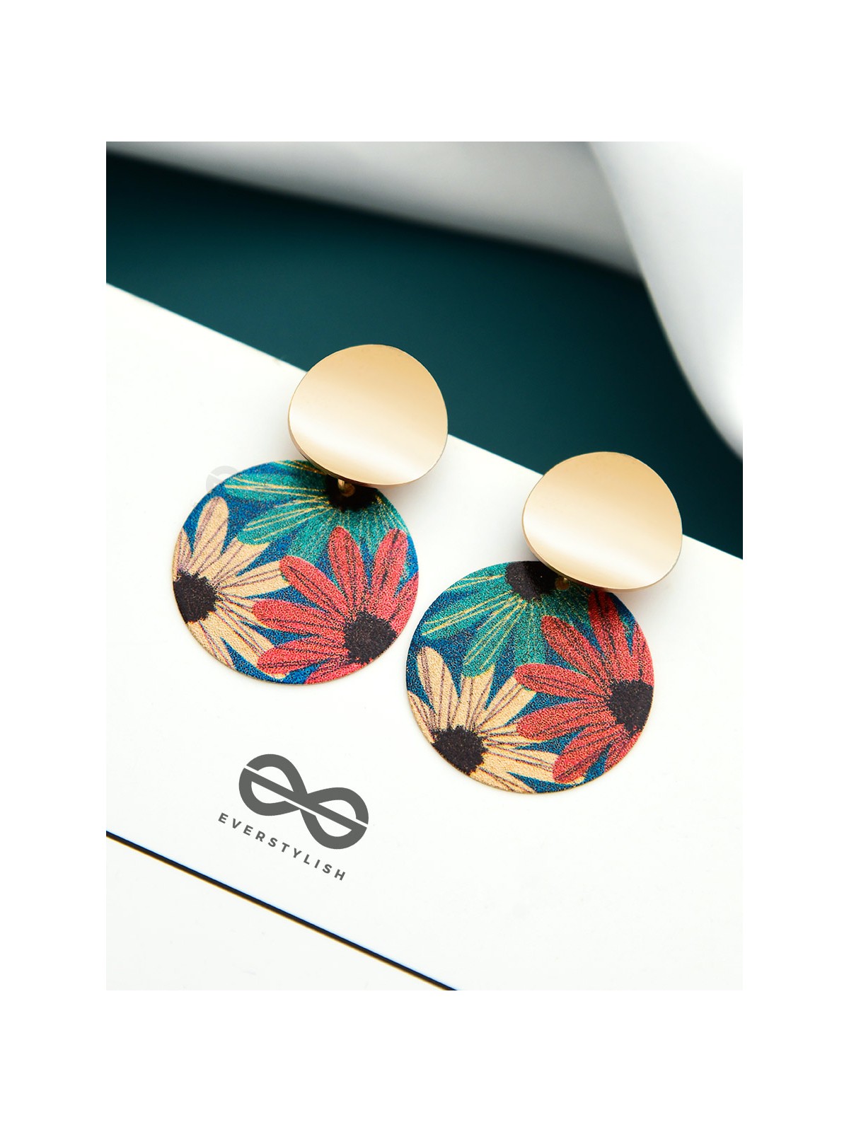 Embracing the Artist Within - Golden Statement Earrings