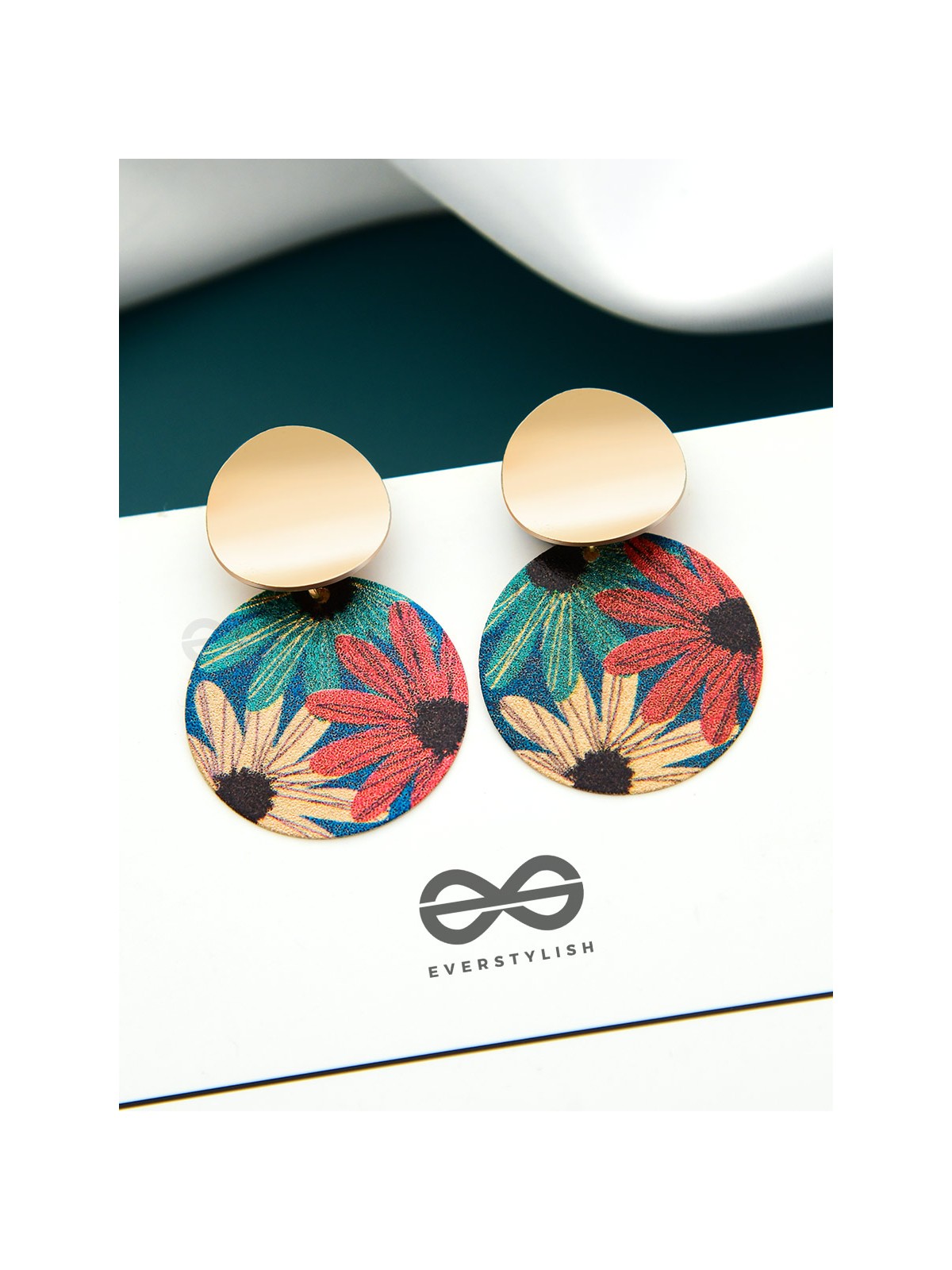 Embracing the Artist Within - Golden Statement Earrings