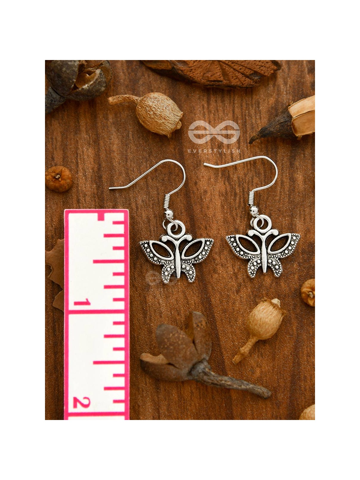 You give me Butterflies - Tiny Trinket Earrings