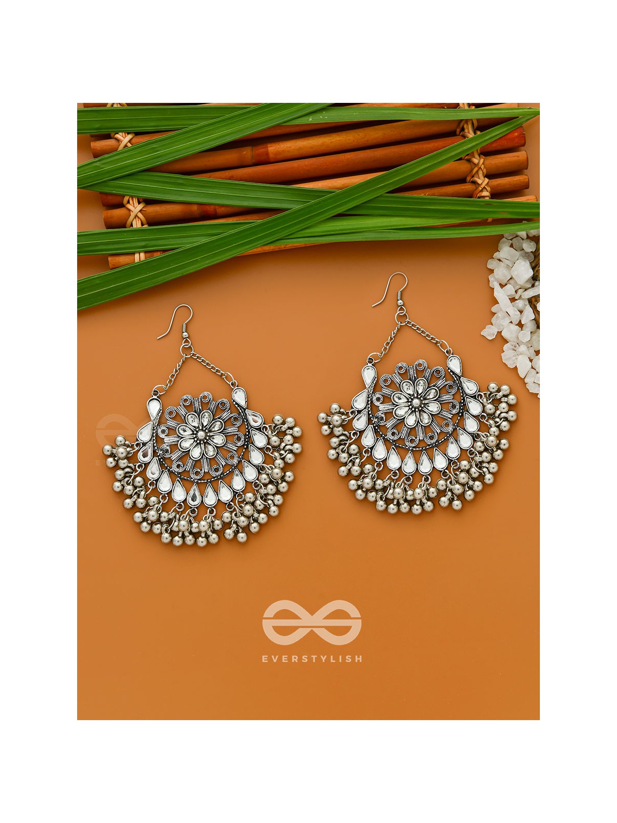 The Bohemian Chandeliers - Statement Embellished Earrings