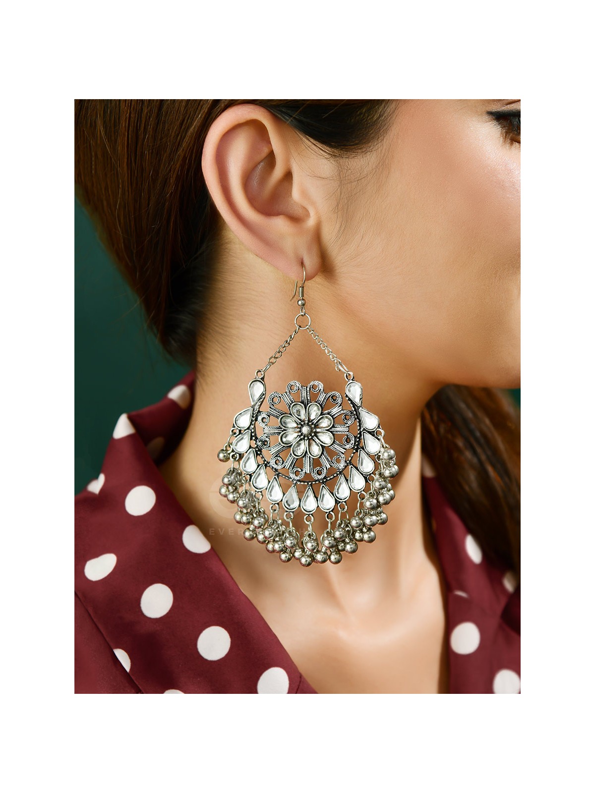 The Bohemian Chandeliers - Statement Embellished Earrings