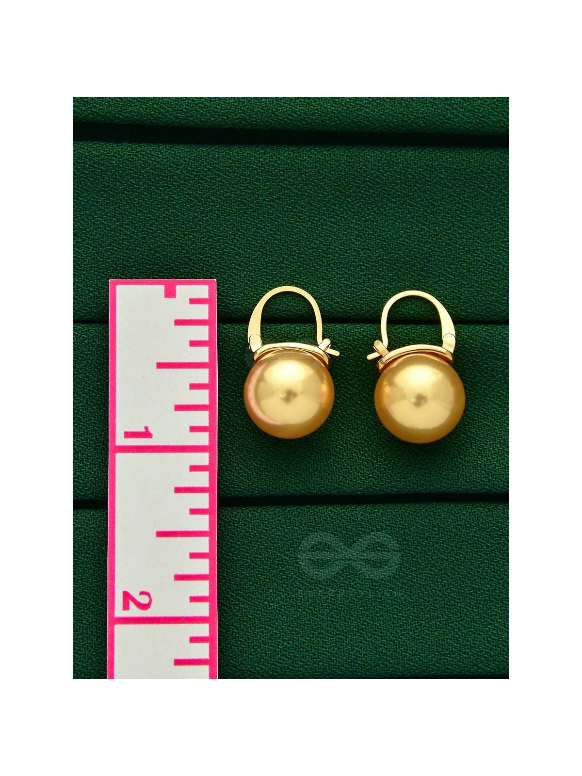 Tears of Mermaid- Golden Pearl Earrings