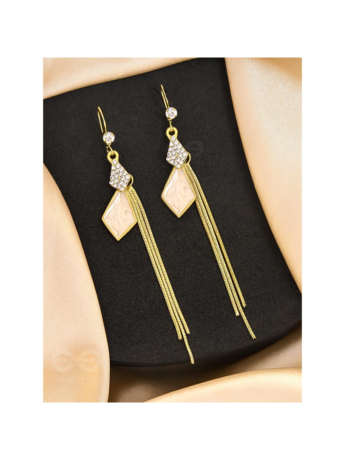 The Golden Rain- Chic Golden Earrings