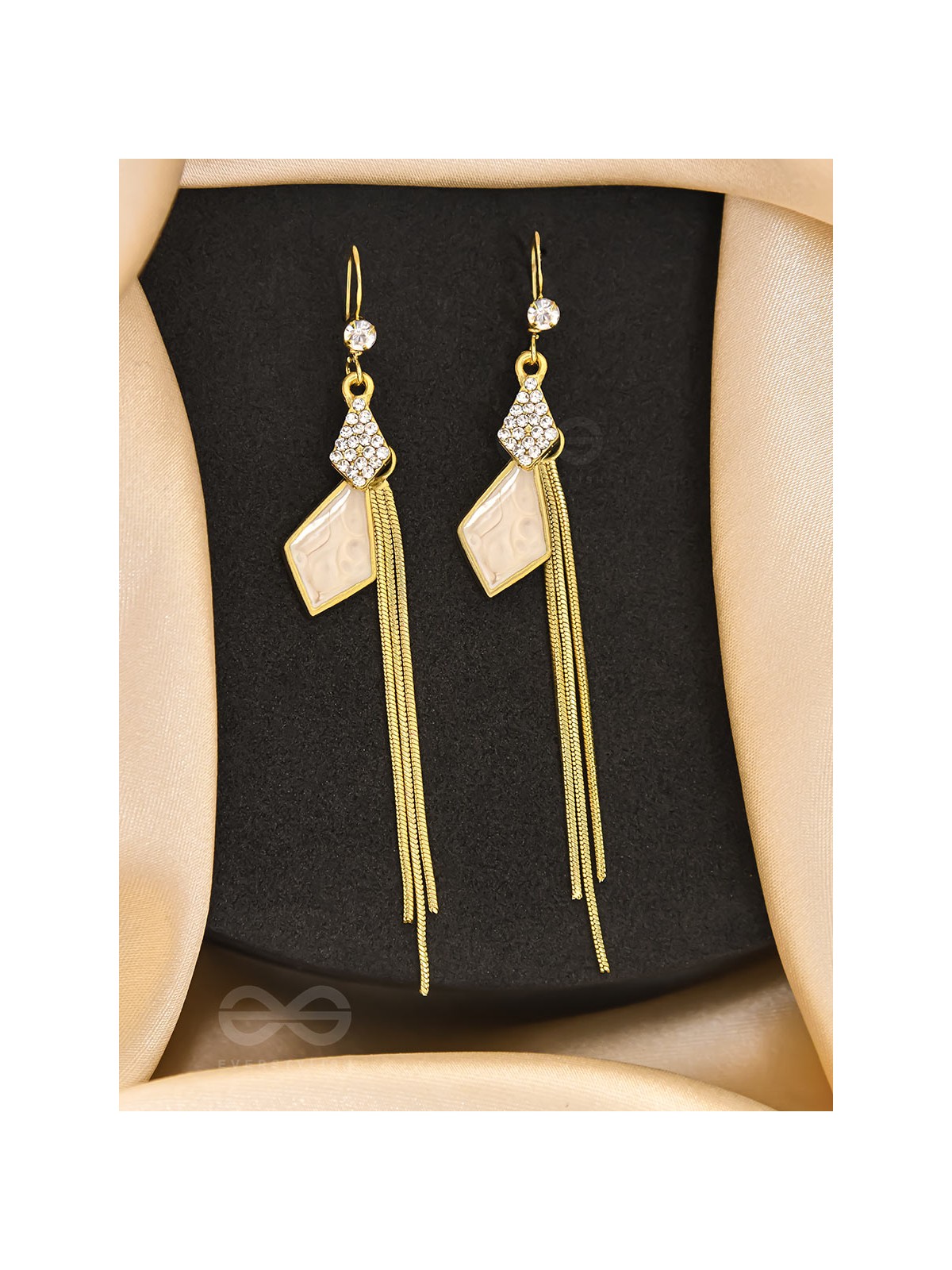 The Golden Rain- Chic Golden Earrings