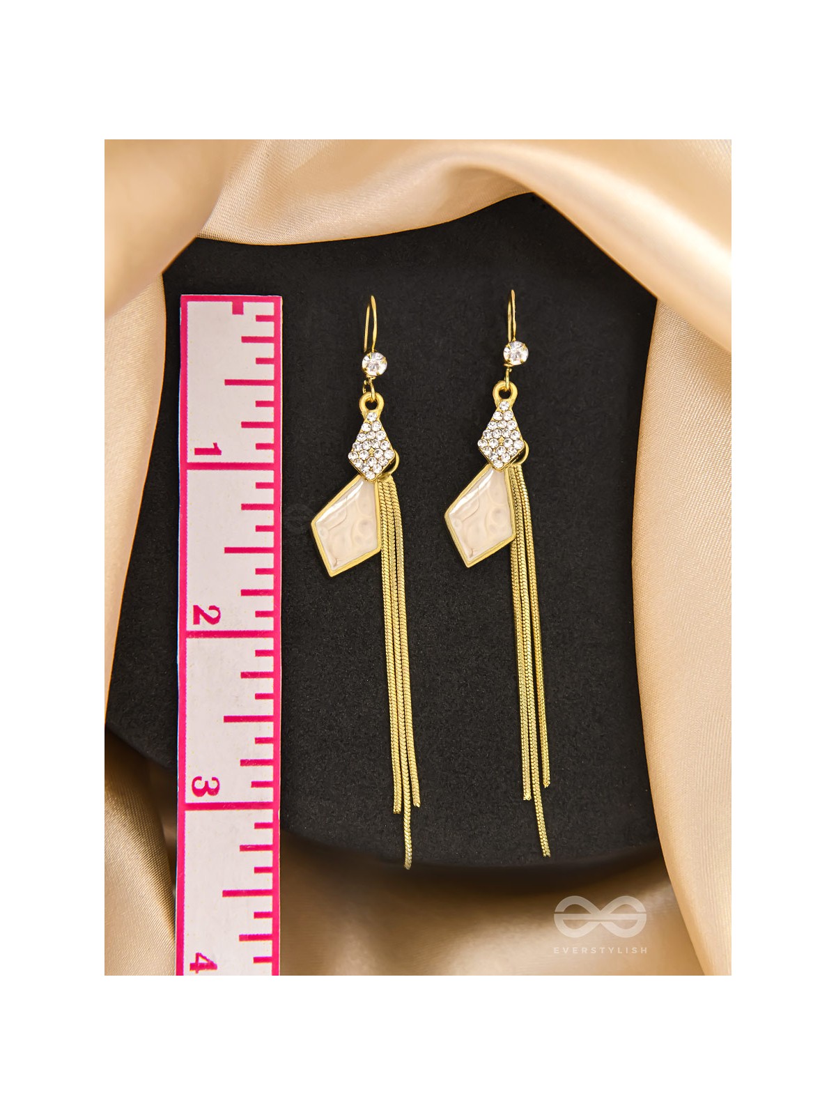The Golden Rain- Chic Golden Earrings