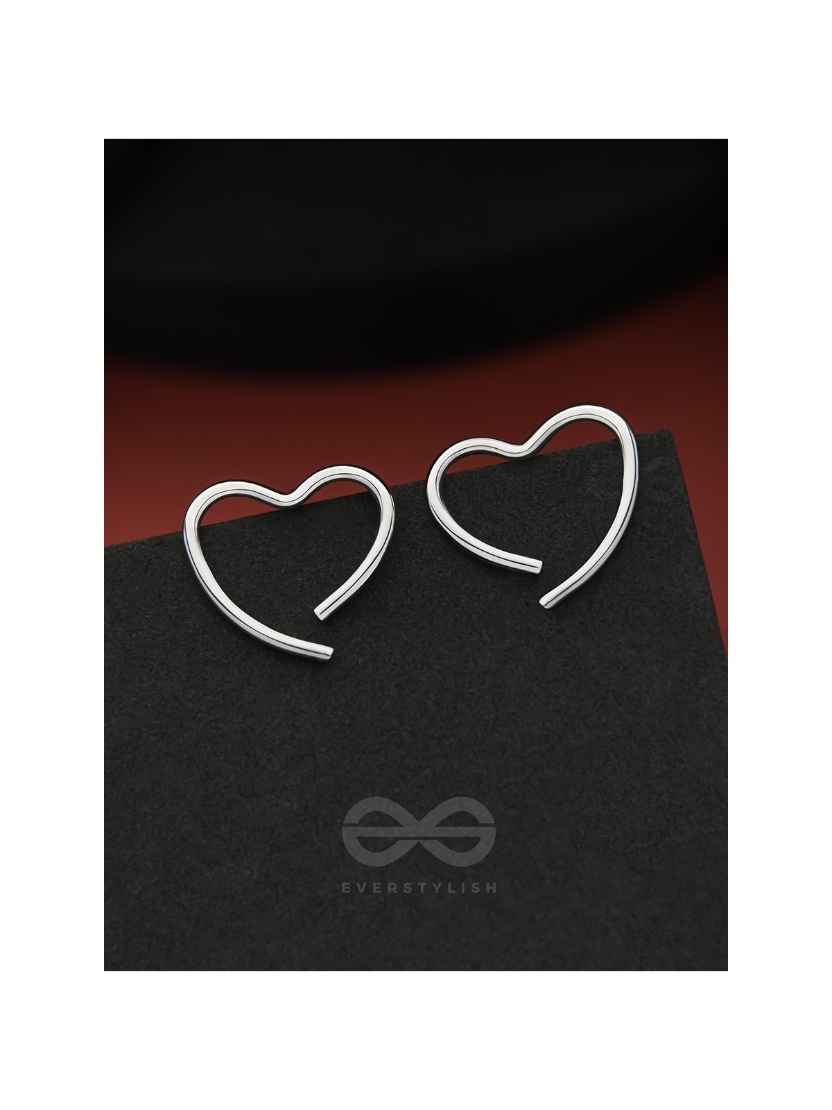 The Broken Heart- Elegant Silver Earrings