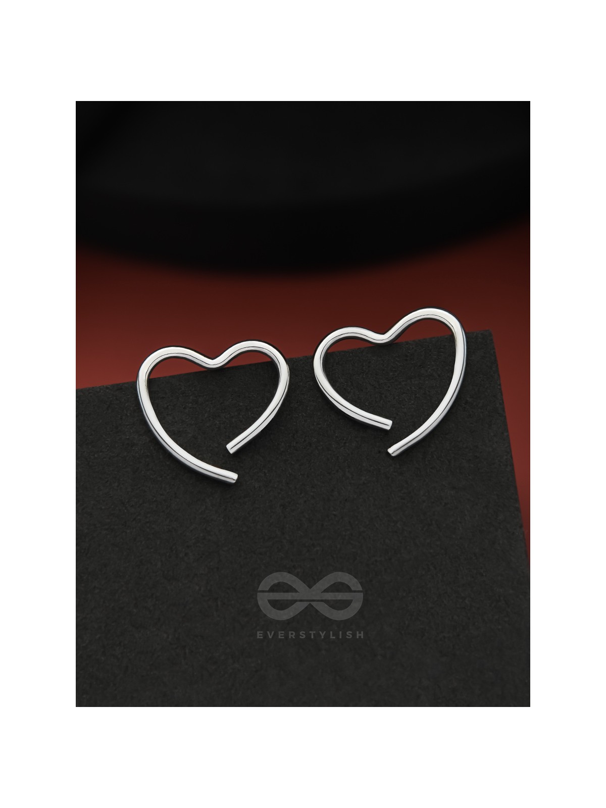 The Broken Heart- Elegant Silver Earrings