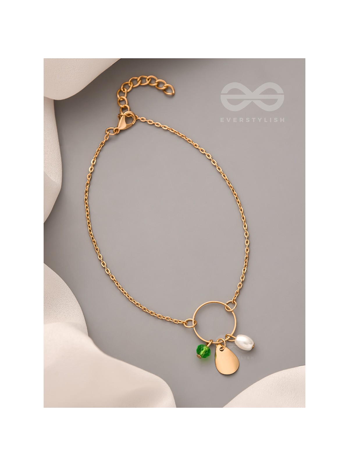 The Trinity Ring- Elegant Golden Anklet