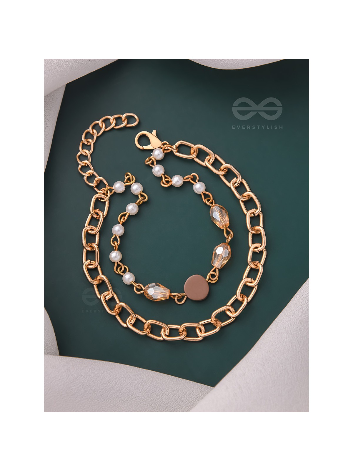 Star Sprinkled- Golden Layered Bracelet