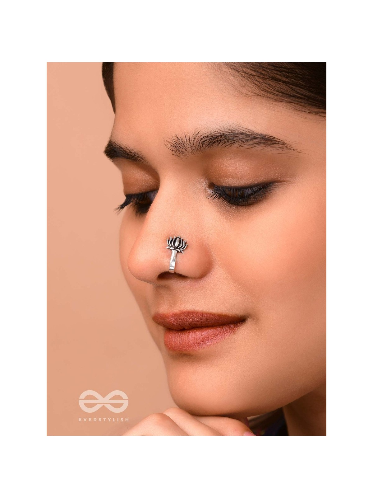 THE LIVELY LOTUS - NON-PIERCED BOHO NOSERING