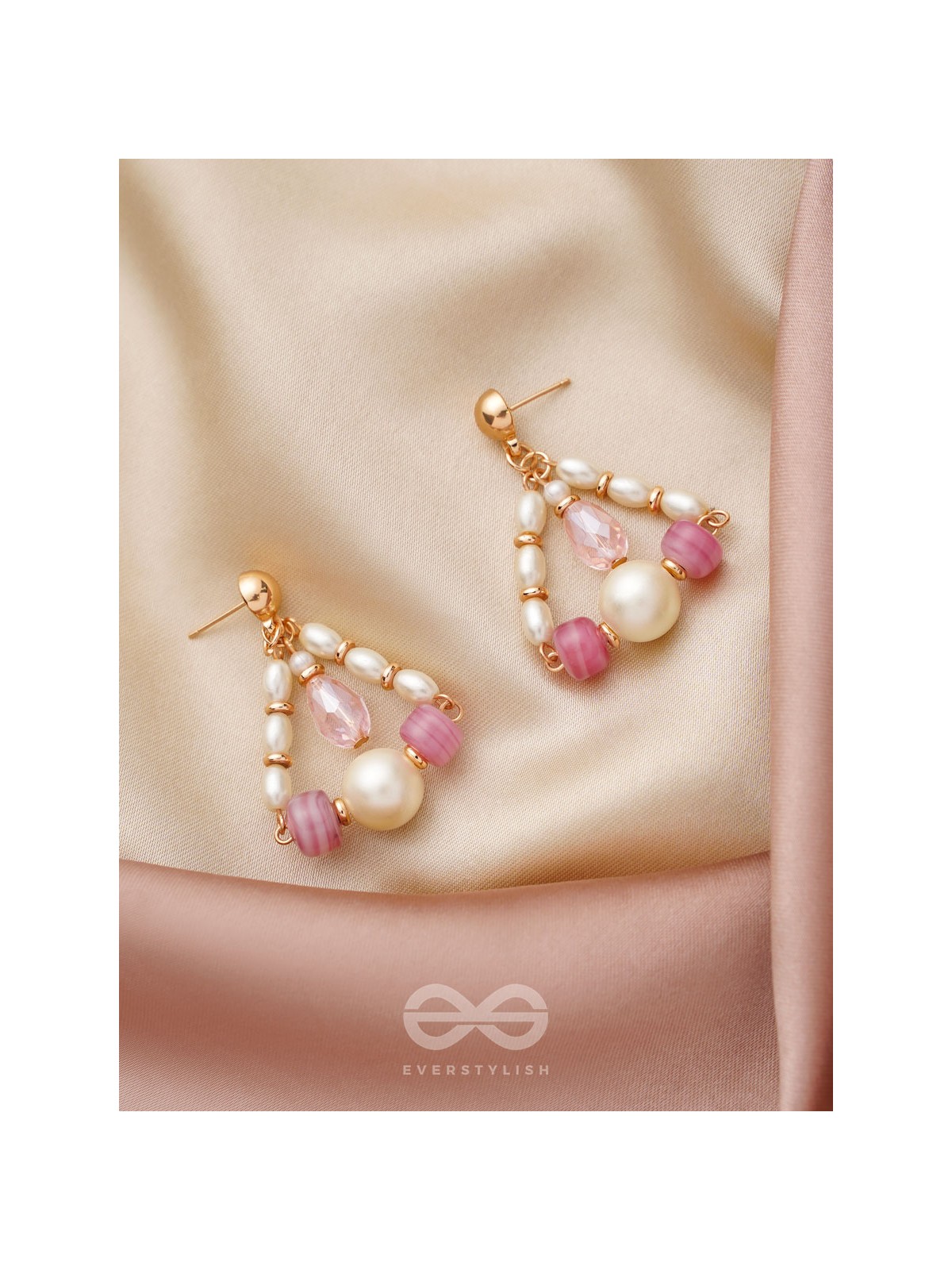 The Cinderella Swing- Golden Embellished Earrings