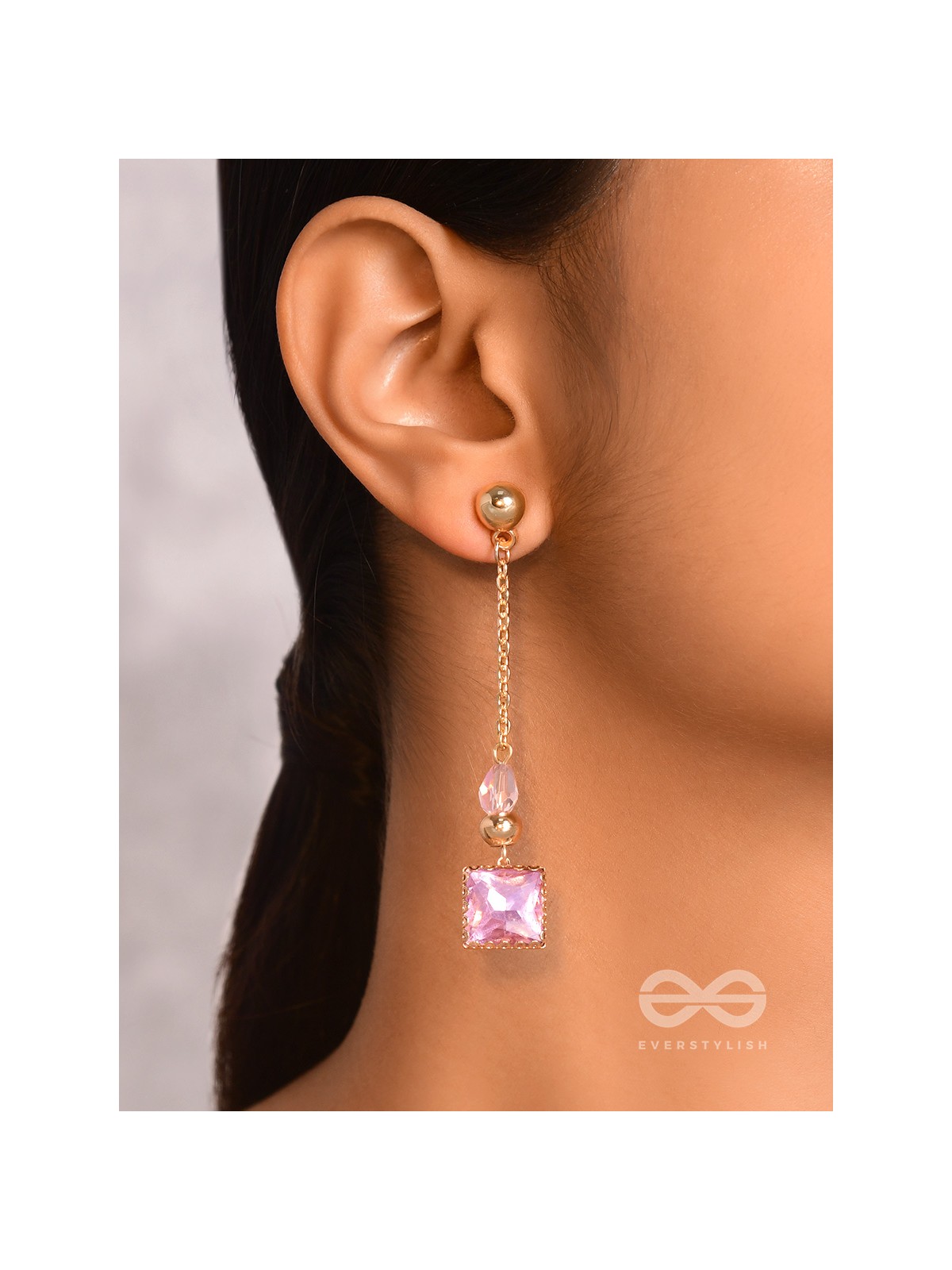 The Panama Queen- Golden Embellished Earrings