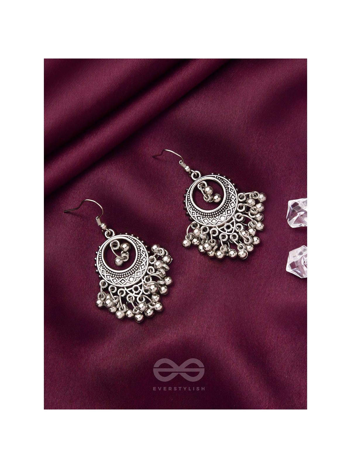 The Rustic Elegance- Oxidised Boho Earrings