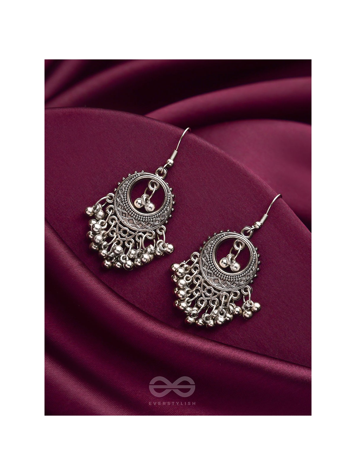 The Rustic Elegance- Oxidised Boho Earrings