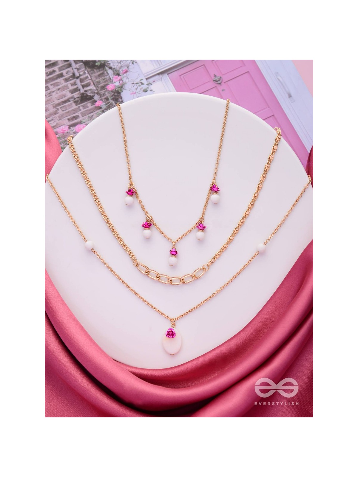 The String Lights- Golden Layered Necklace