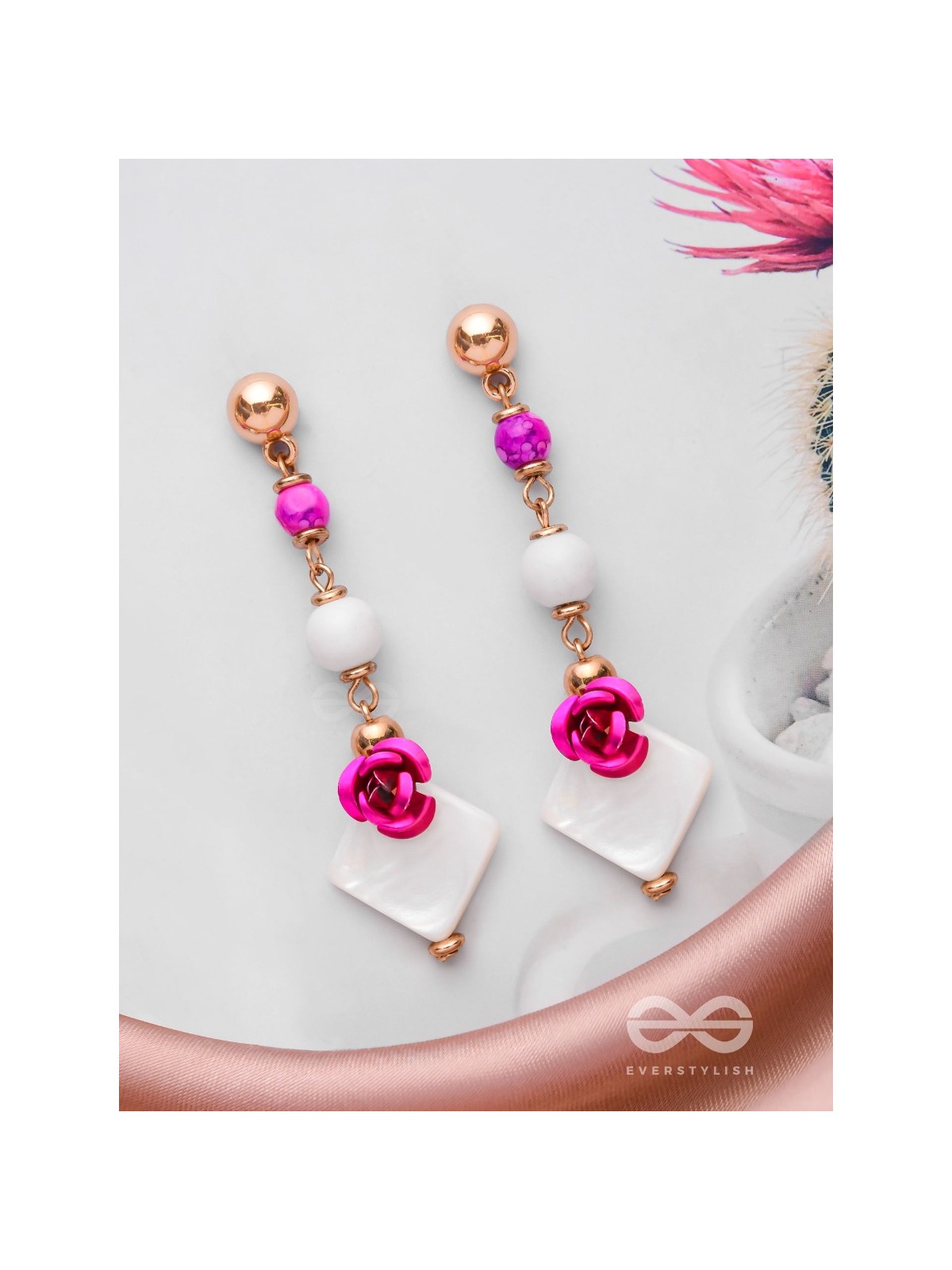 THE SPRING FLING - PLAYFUL PEARL DROP EARRINGS 